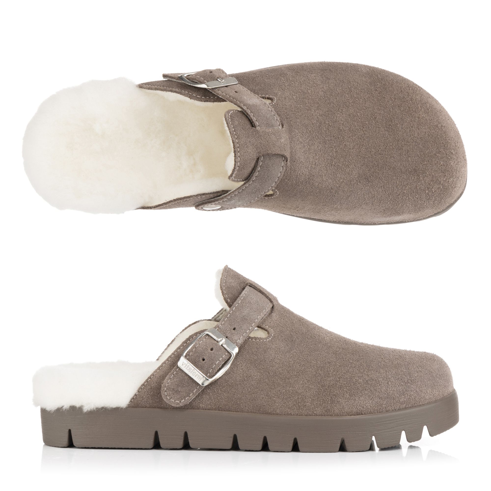 B-Ware VITAFORM Damen-Clog Verloursleder Lammfell