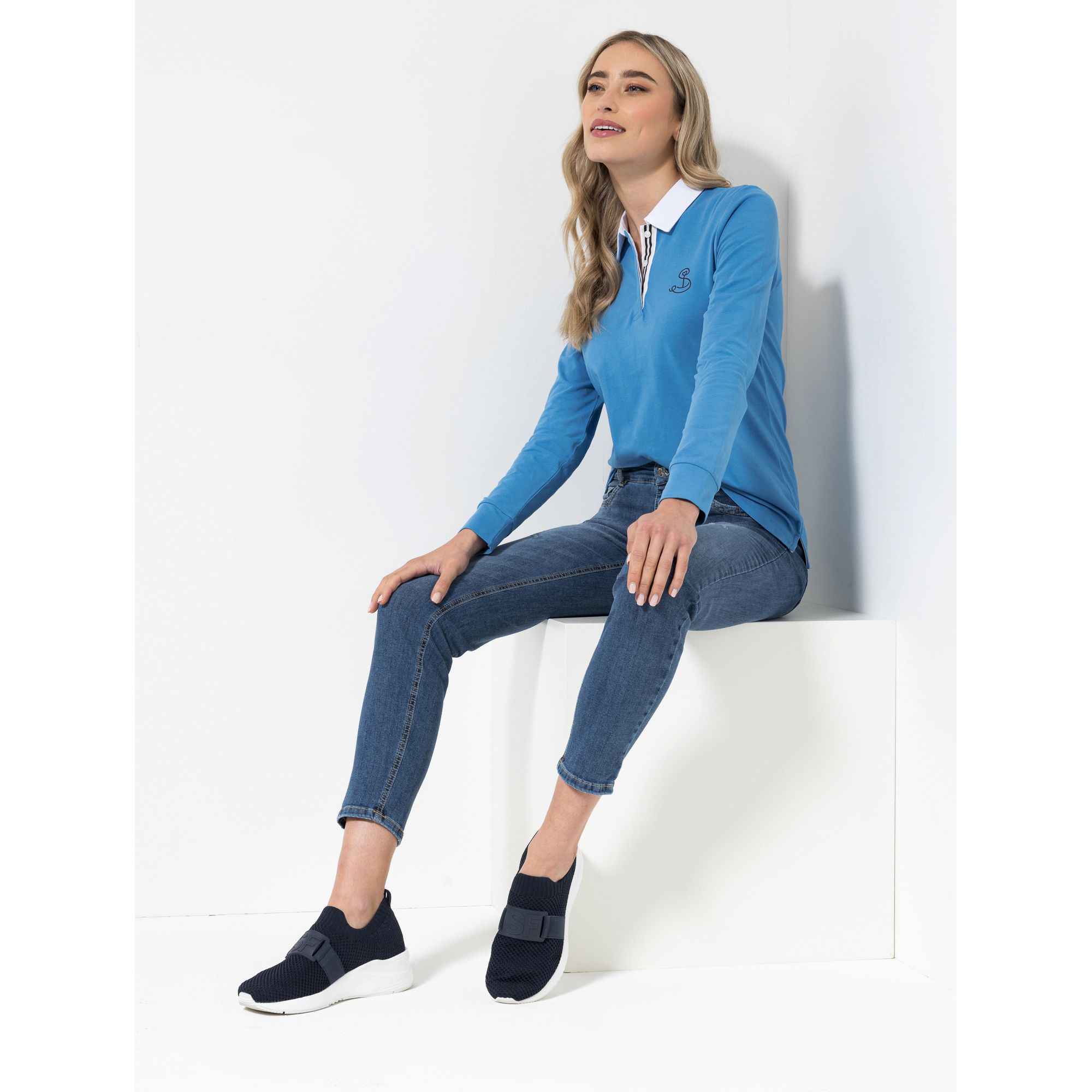 B-Ware STRANDFEIN Jeanshose knöchellang OEKO-TEX®