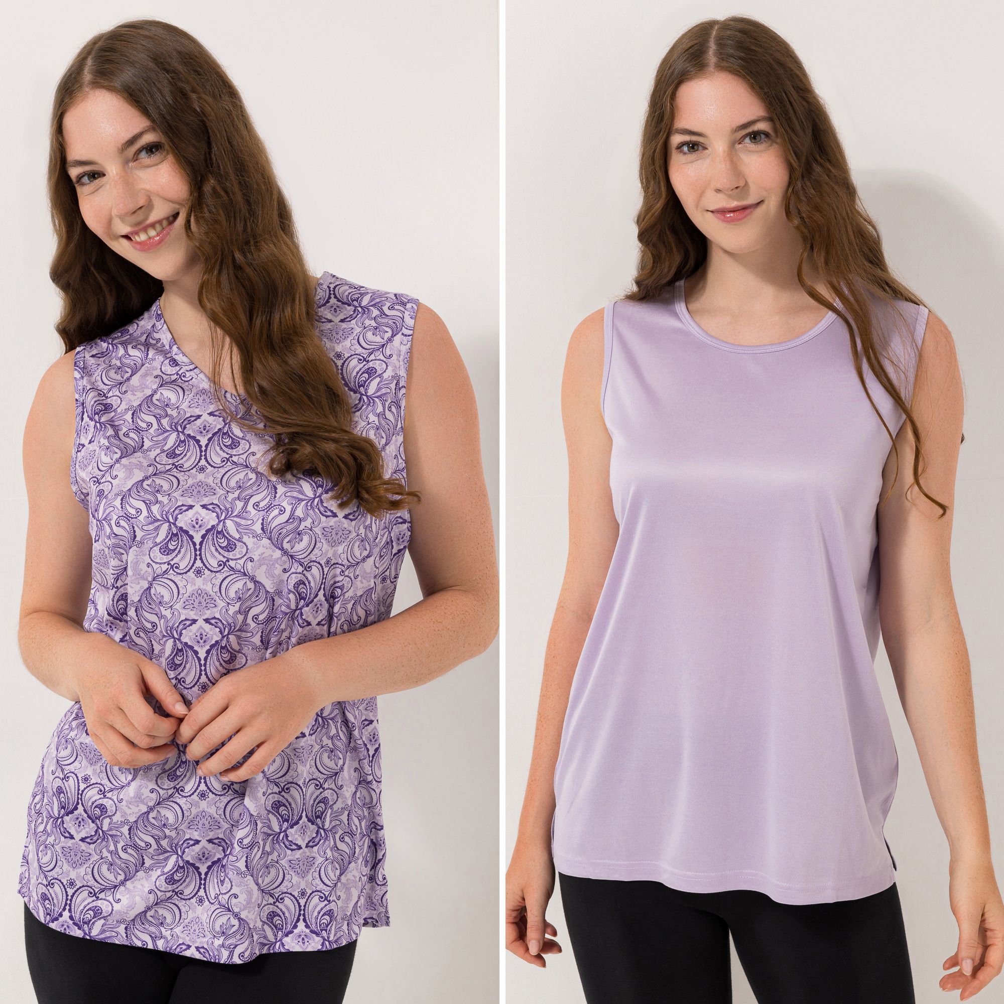 B-Ware JERYMOOD HOMEWEAR 2 Tops Mikofaser 1x bedruckt