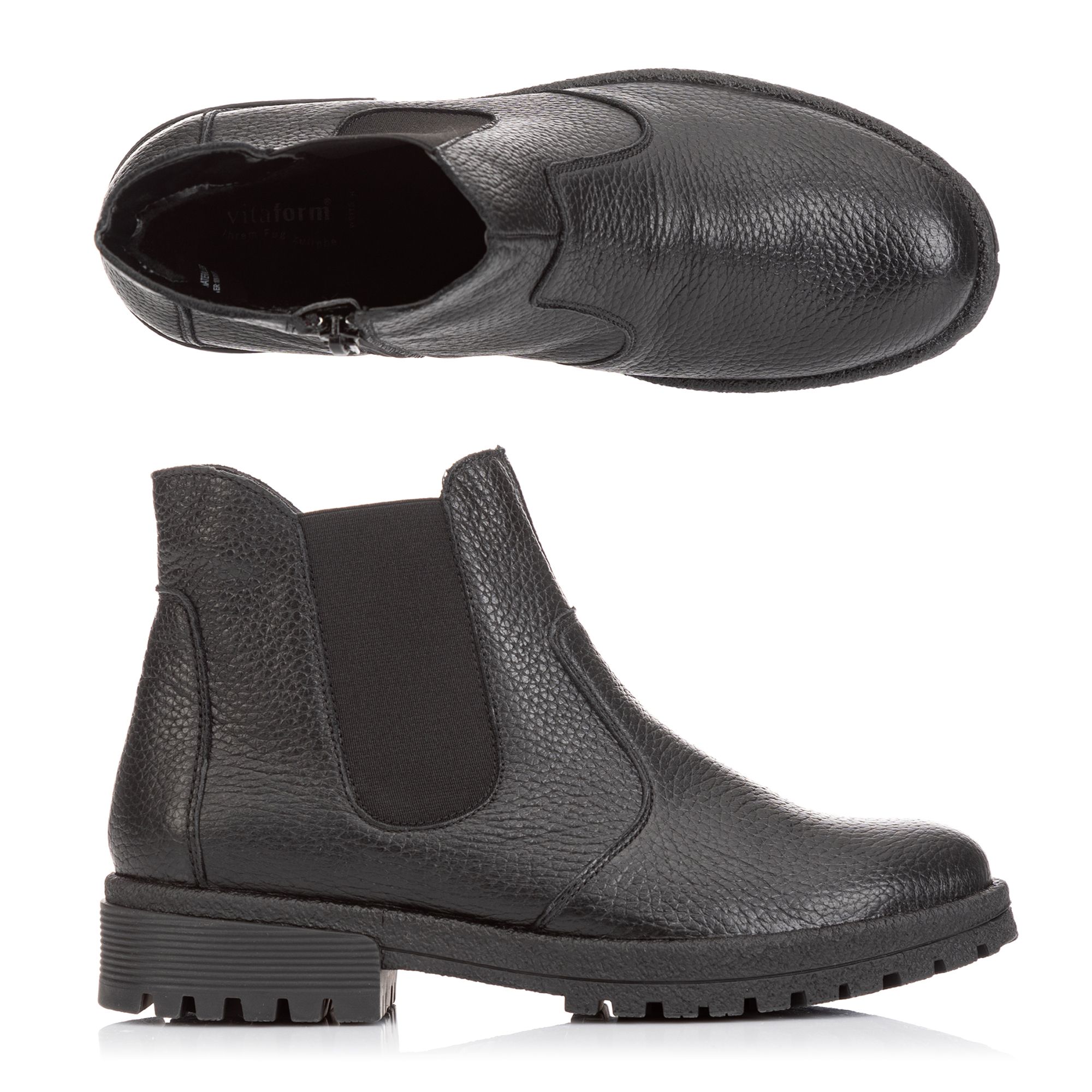 B-Ware VITAFORM Damen-Stiefelette Hirschleder Fleecefutter