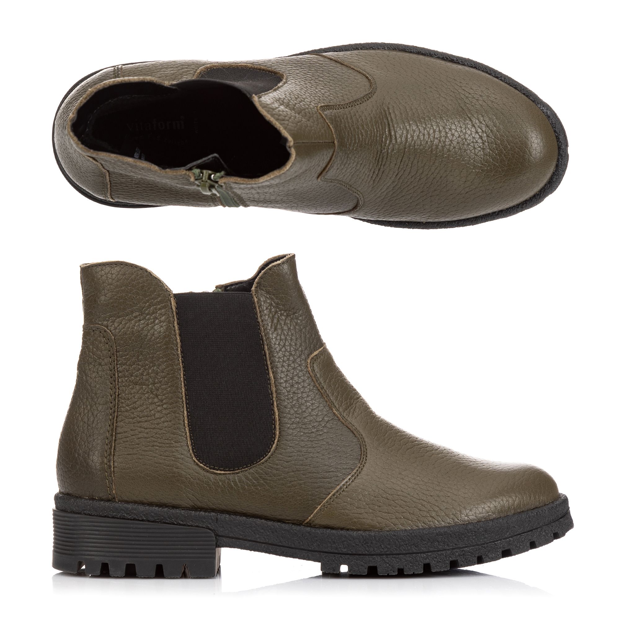 B-Ware VITAFORM Damen-Stiefelette Hirschleder Fleecefutter