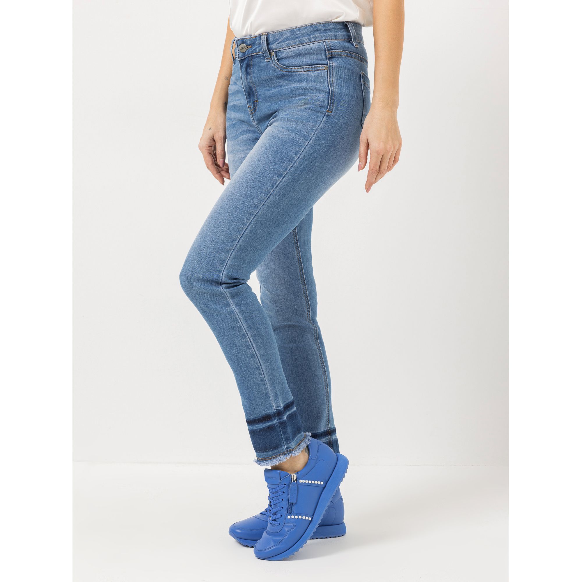 B-Ware STEFFEN SCHRAUT Jeanshose knöchellang offener Saum