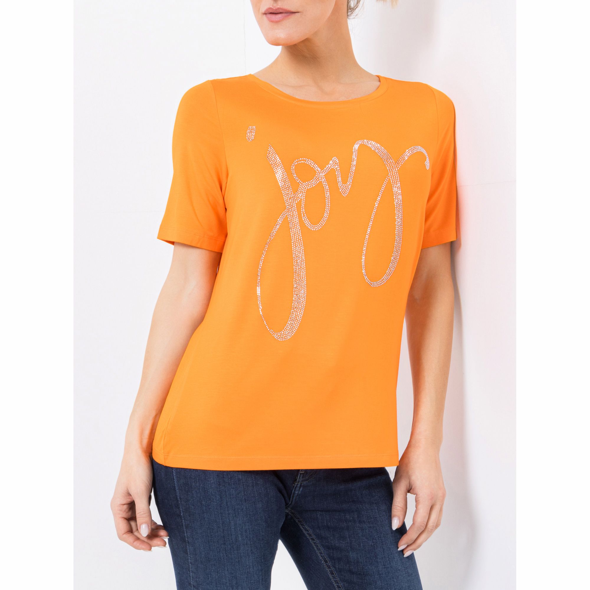 B-Ware STEFFEN SCHRAUT Shirt Ibiza Strass-Detail mit ECOVERO Viskose