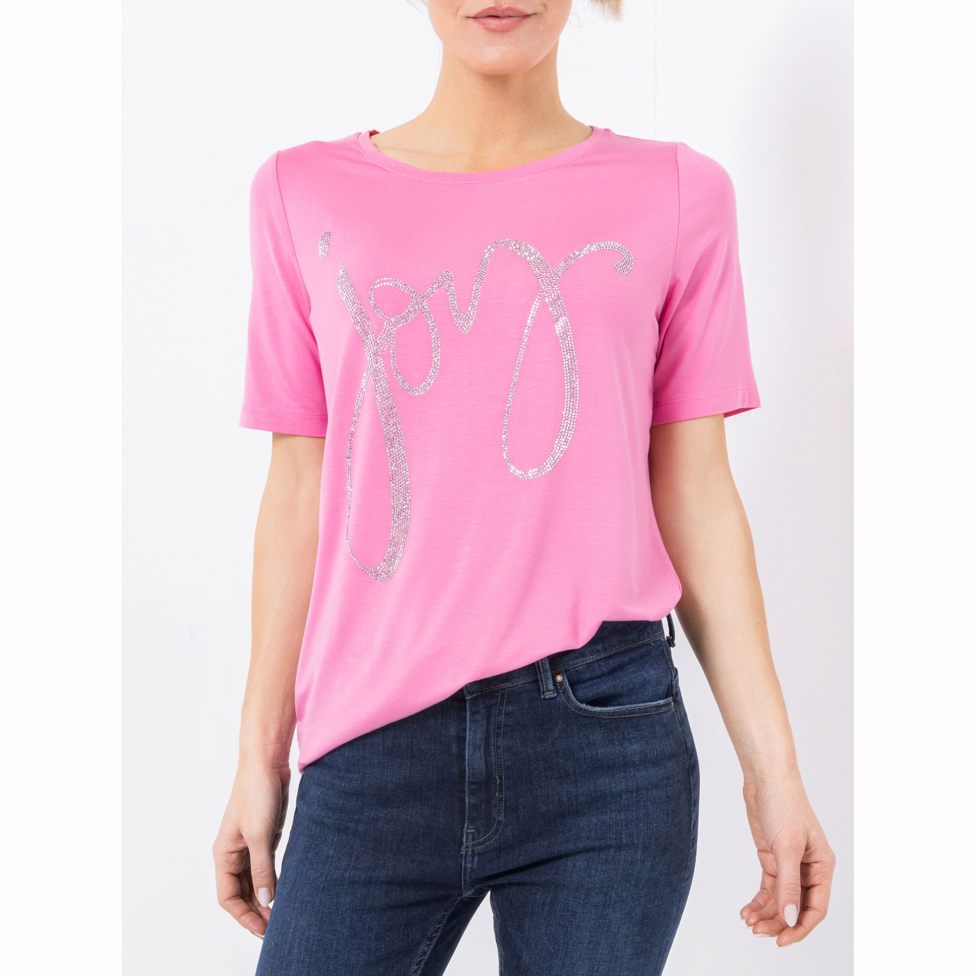 B-Ware STEFFEN SCHRAUT Shirt Ibiza Strass-Detail mit ECOVERO Viskose