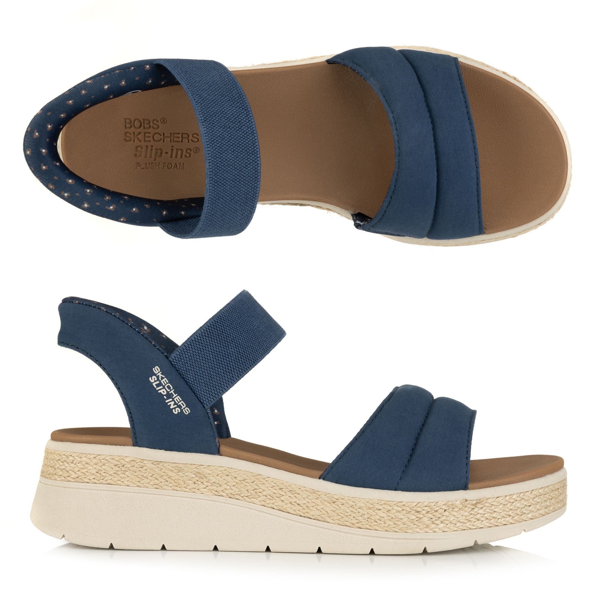 B-Ware SKECHERS Damen-Sandale Bobs Sun Ray Materialmix