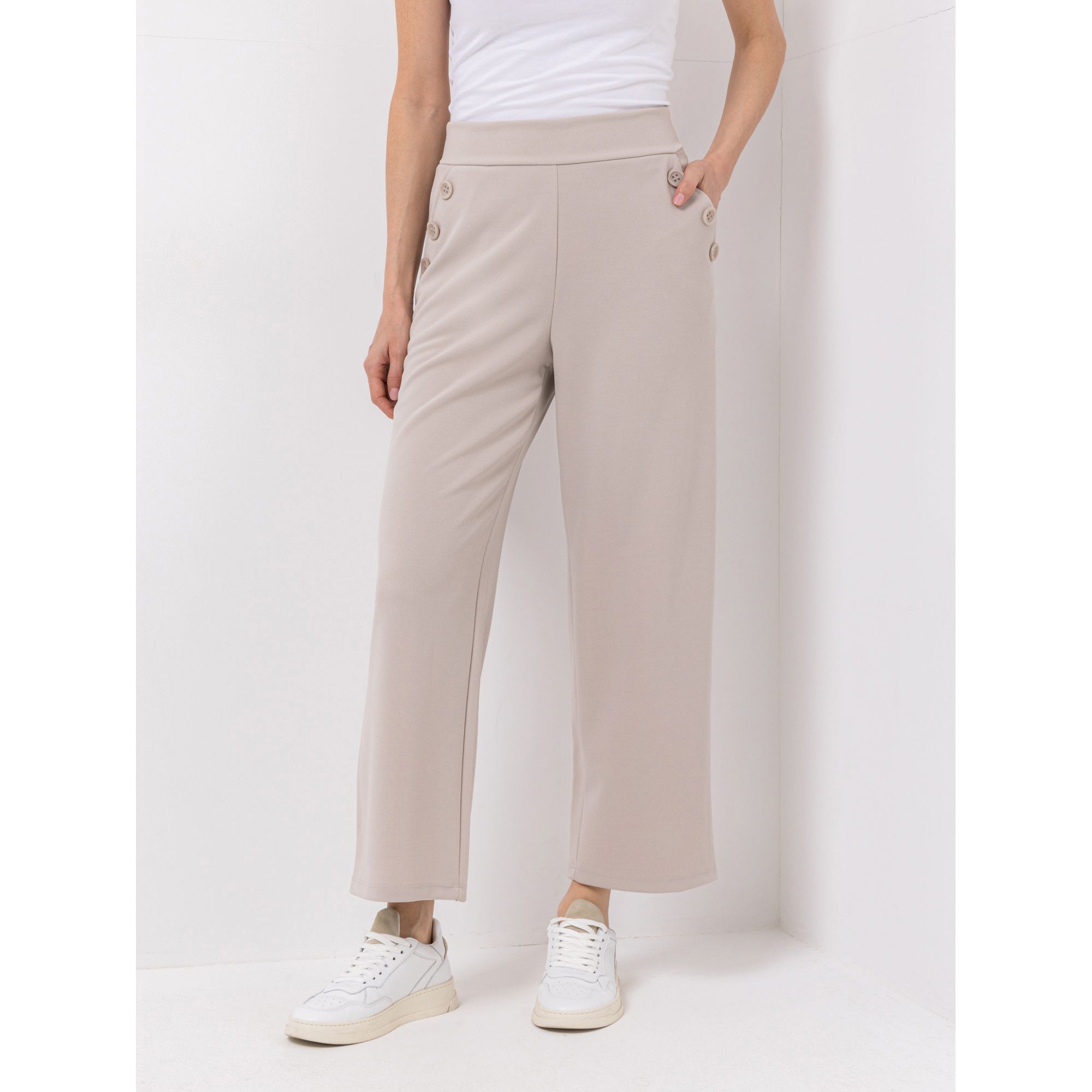 B-Ware KIM & CO. Hose, knöchellang Ponti Crepe Jersey Eingrifftaschen