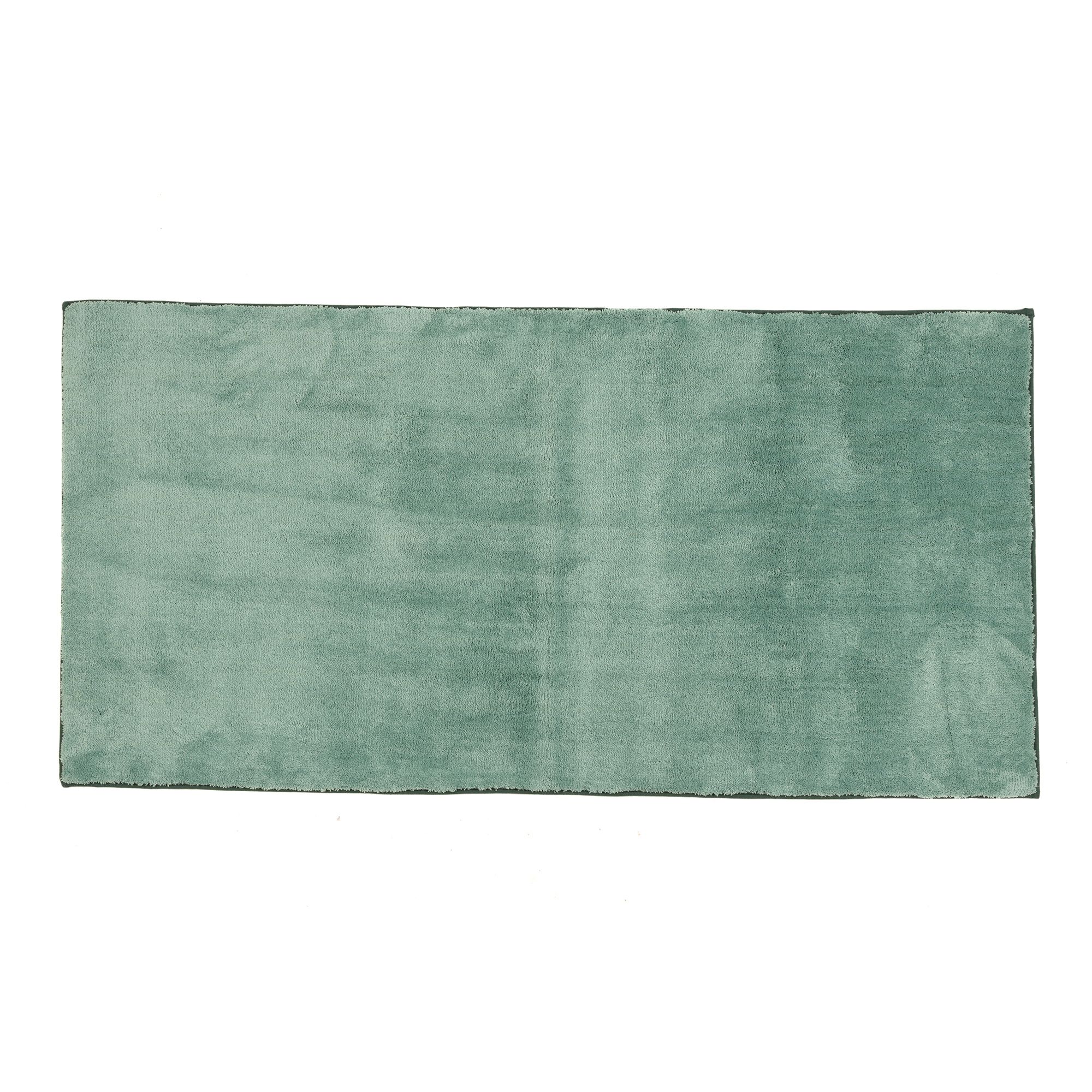 B-Ware CASA FONDO Läufer uni abgesetzte Paspel Mikrofaser extra fein