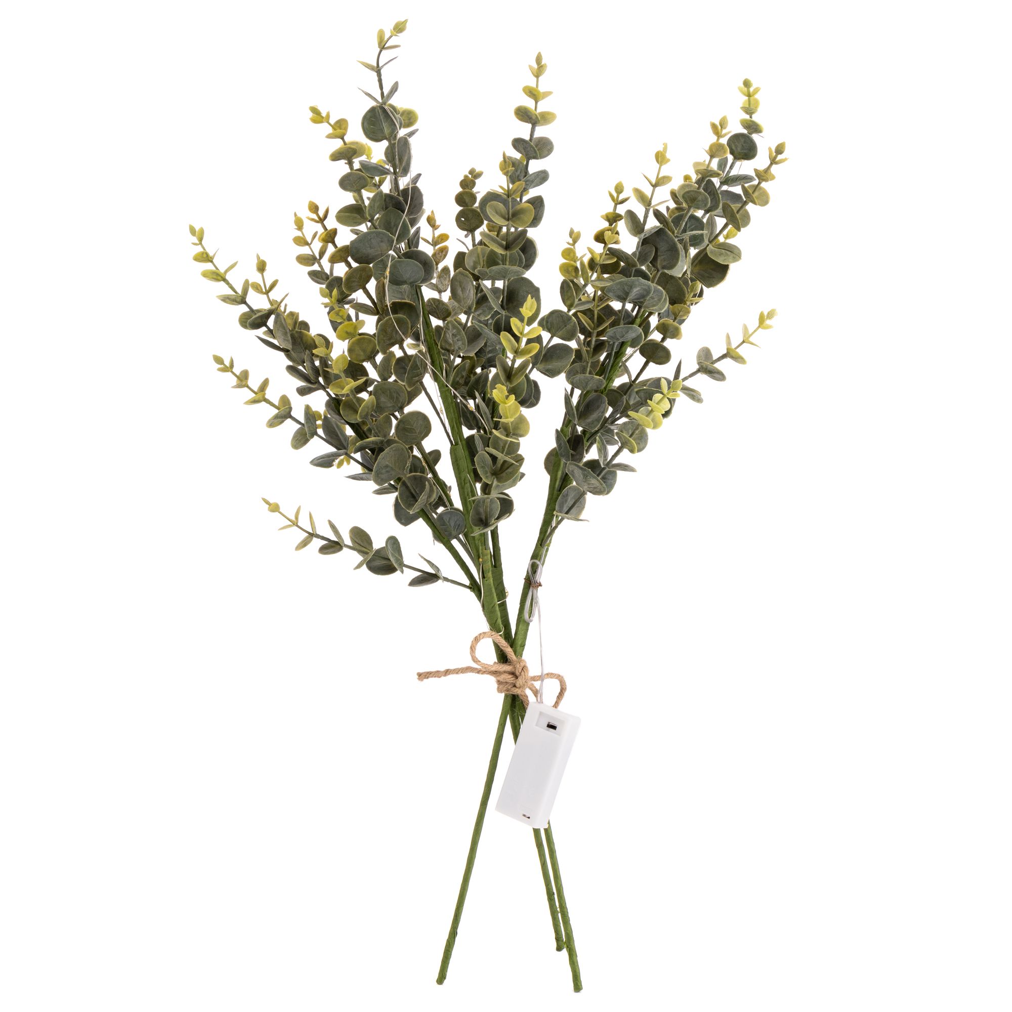 B-Ware LUMIDA Flora künstl. Eukalyptus 3 Zweige 5h-Timerfunktion