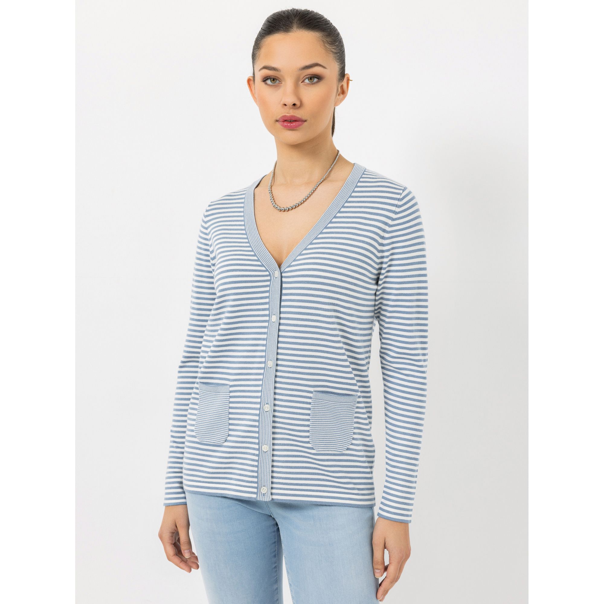 B-Ware STEFFEN SCHRAUT Cardigan V-Ausschnitt Knopfleiste