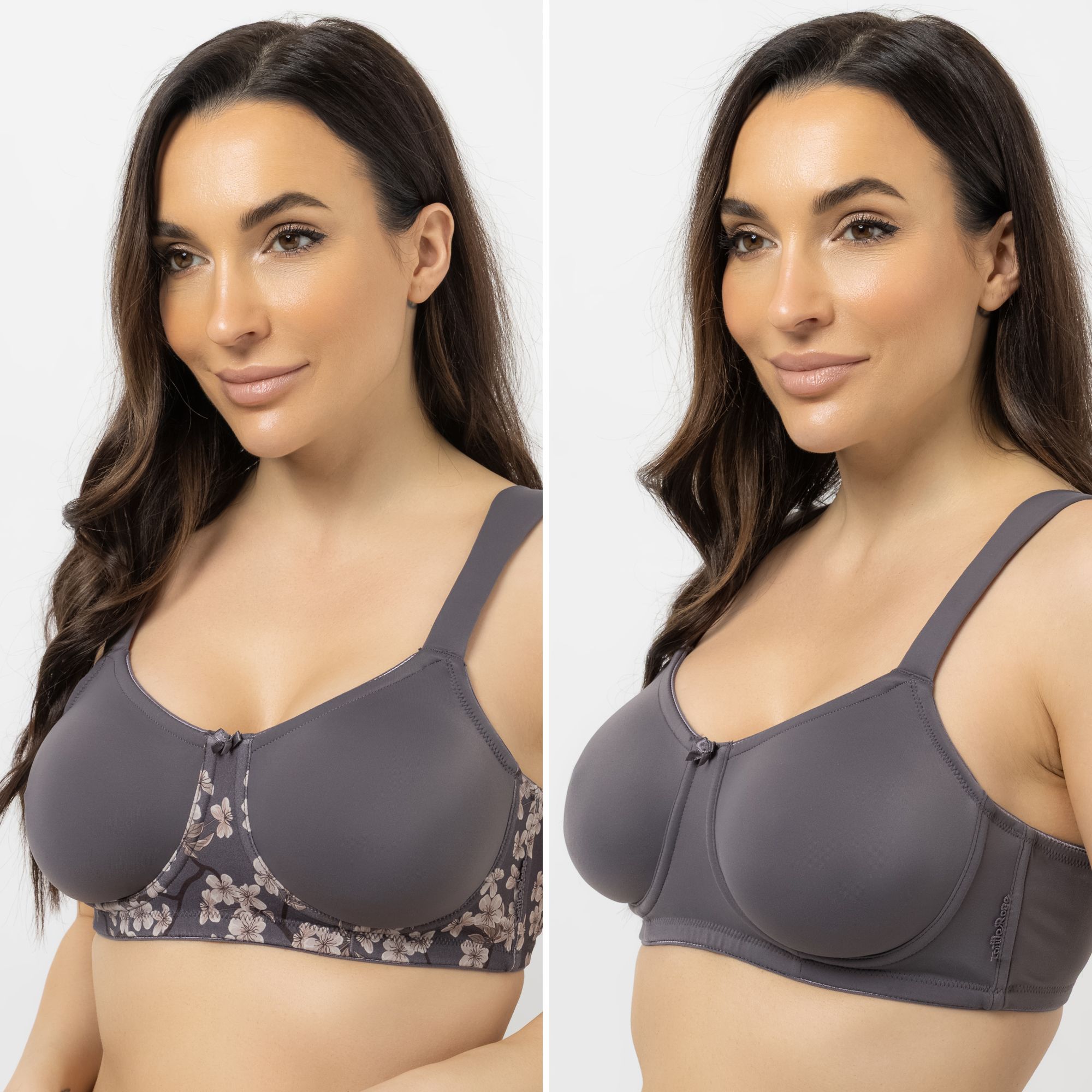 B-Ware LITTLE ROSE 2 Gelstütz BHs Mikrofasermischung uni & bedruckt