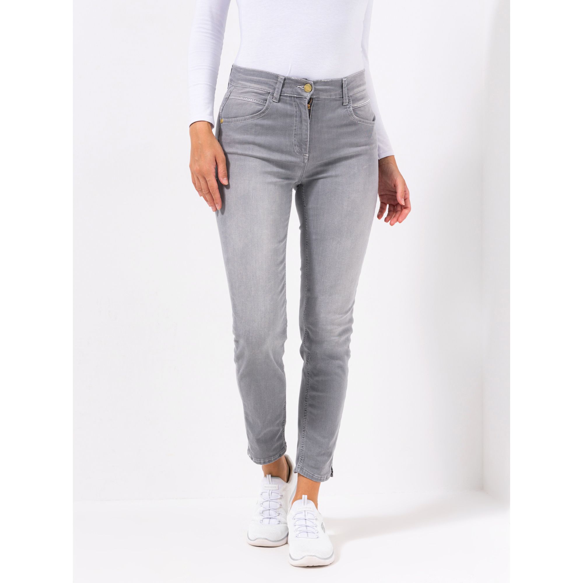 B-Ware DAWID by Dawid Tomaszewski Jeanshose knöchellang