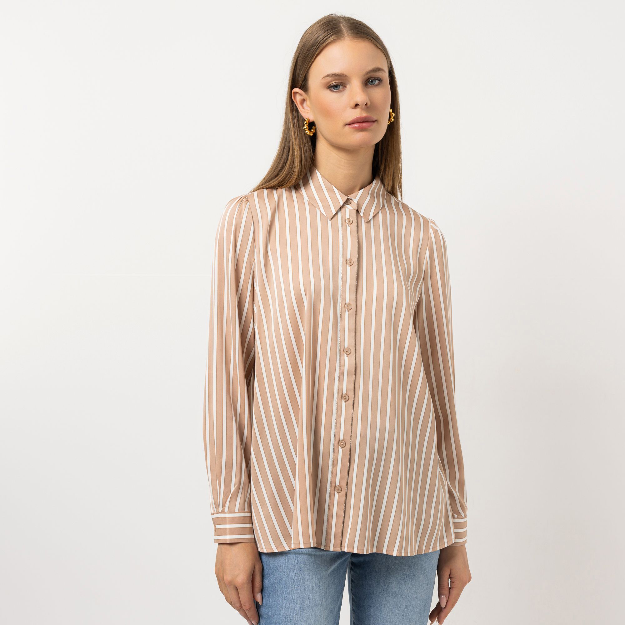 B-Ware STEFFEN SCHRAUT Bluse Kettendetail an Knopfleiste