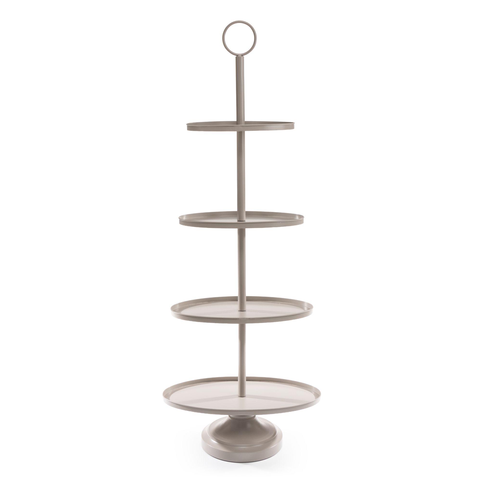 B-Ware ABELLA Design-Etagere ovale Böden 4 Etagen