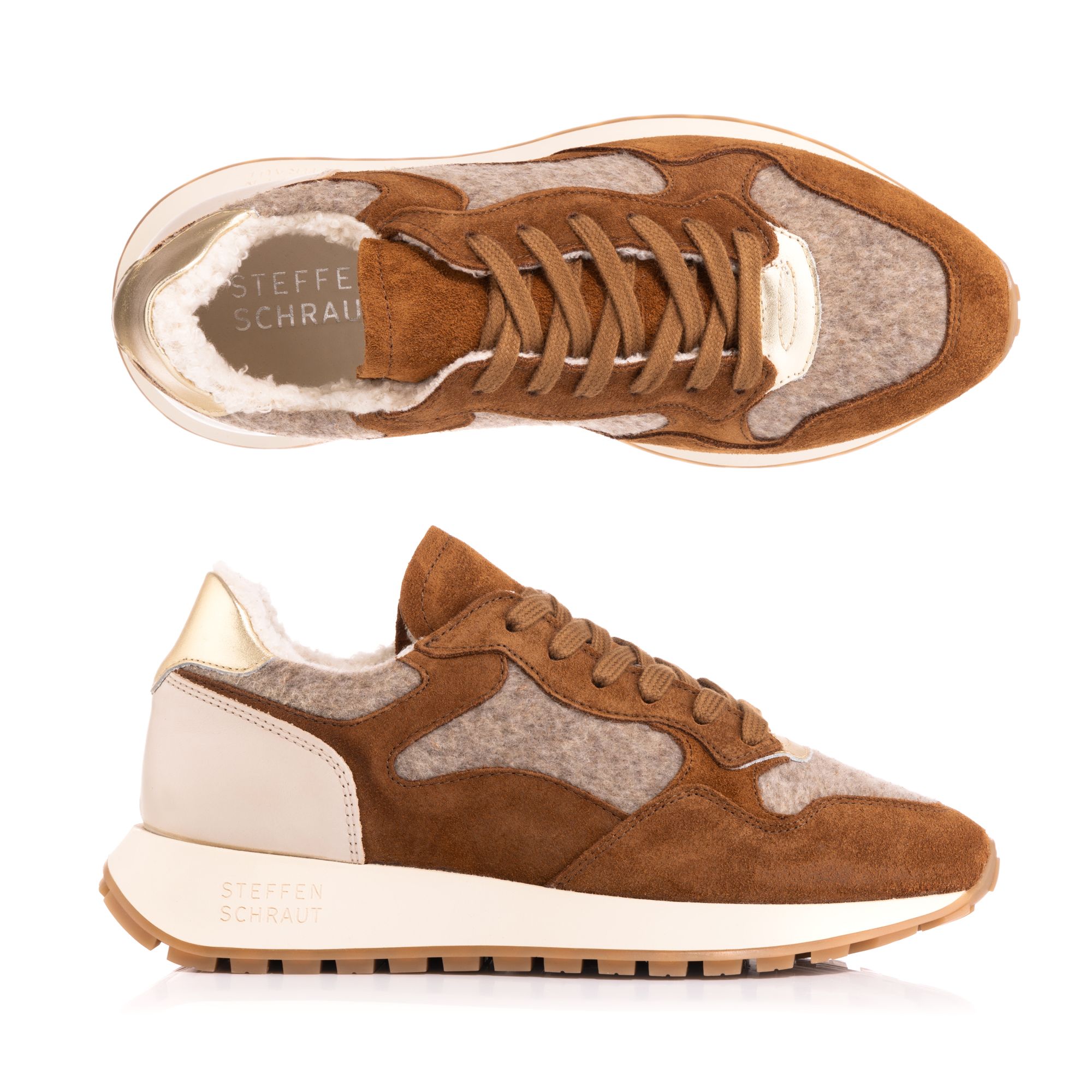 B-Ware STEFFEN SCHRAUT Damen-Sneaker Materialmix Echtleder