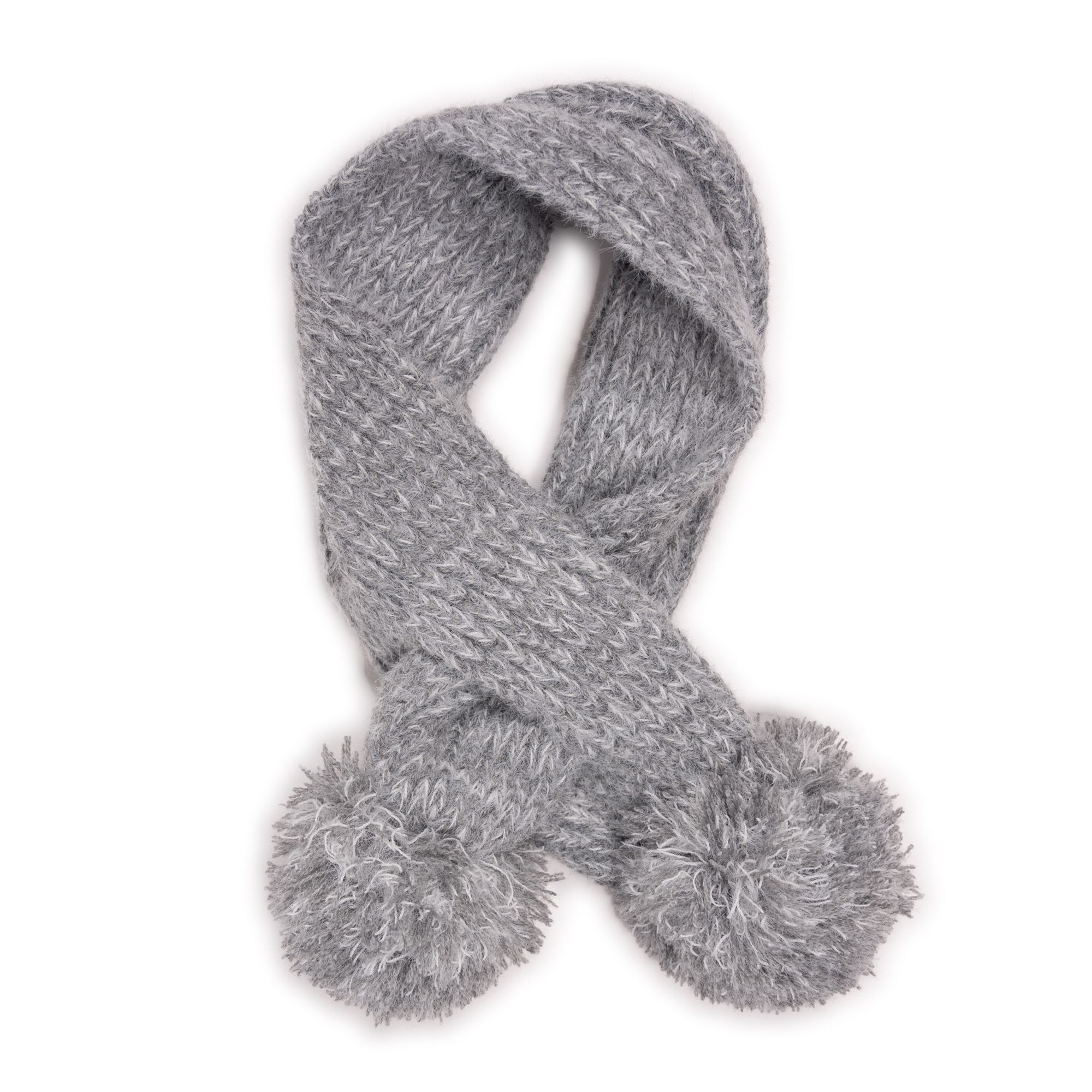 B-Ware MUK LUKs Damen-Schal Pom Pons ca. 61cm lang