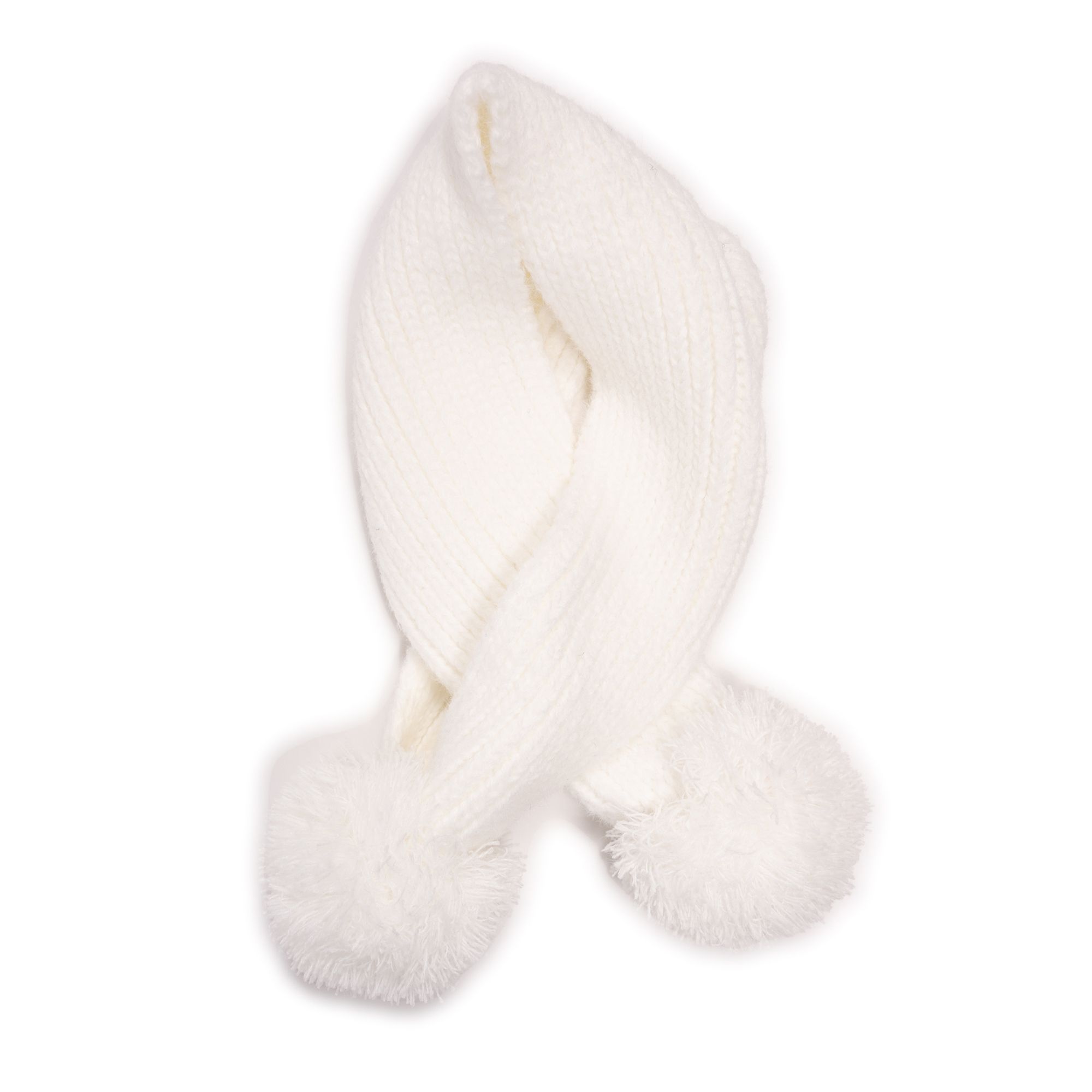 B-Ware MUK LUKs Damen-Schal Pom Pons ca. 61cm lang