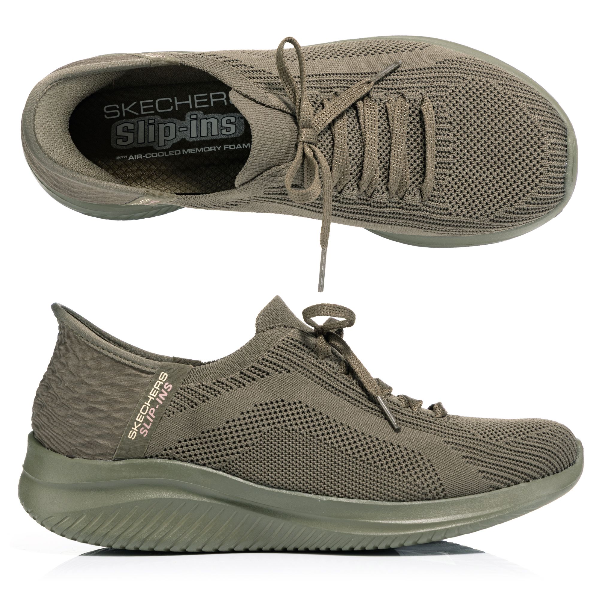 B-Ware SKECHERS Damen-Slipper Ultra Flex 3.0 Strick