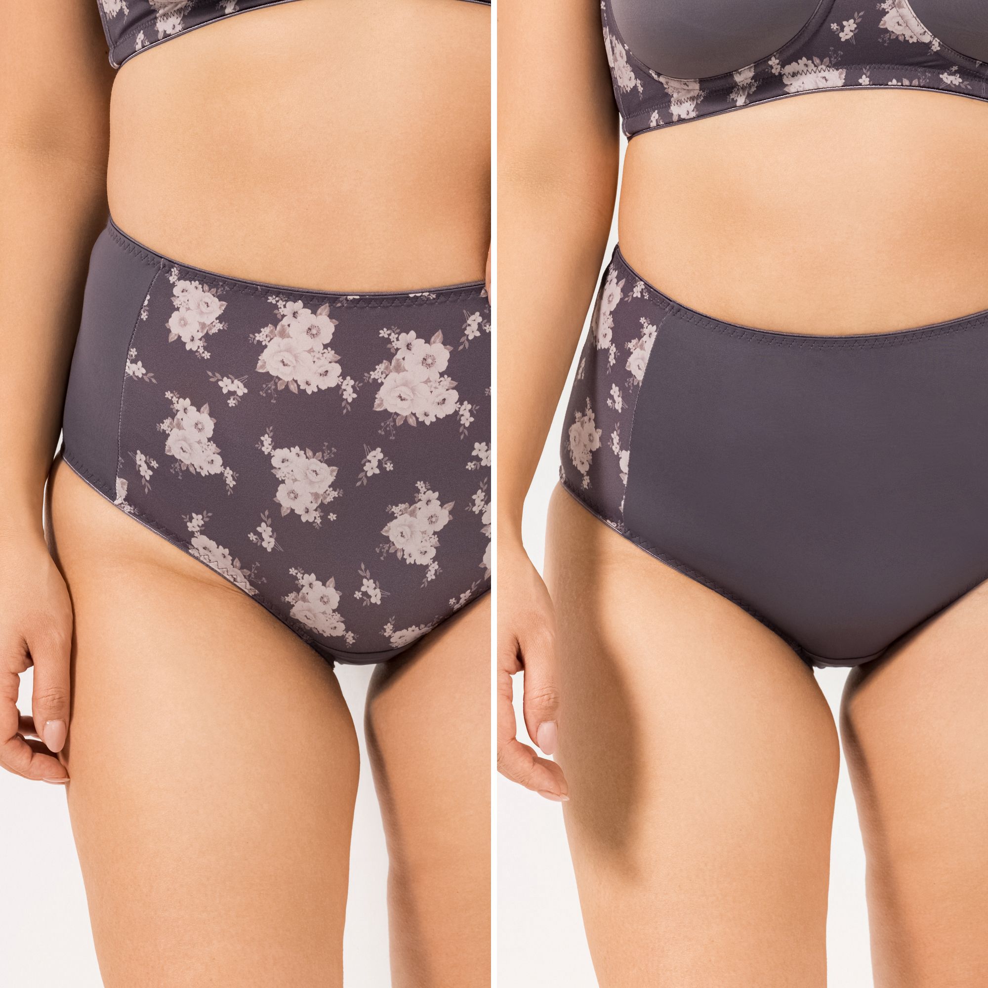 B-Ware LITTLE ROSE 2 Midislips Mikrofasermischung 1x Druck in der Mitte