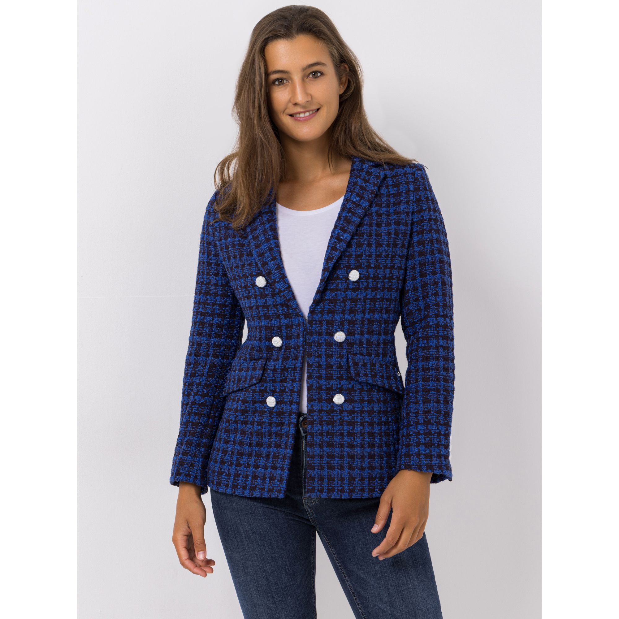 B-Ware EVA LUTZ Blazer Reverskragen Pattentaschen