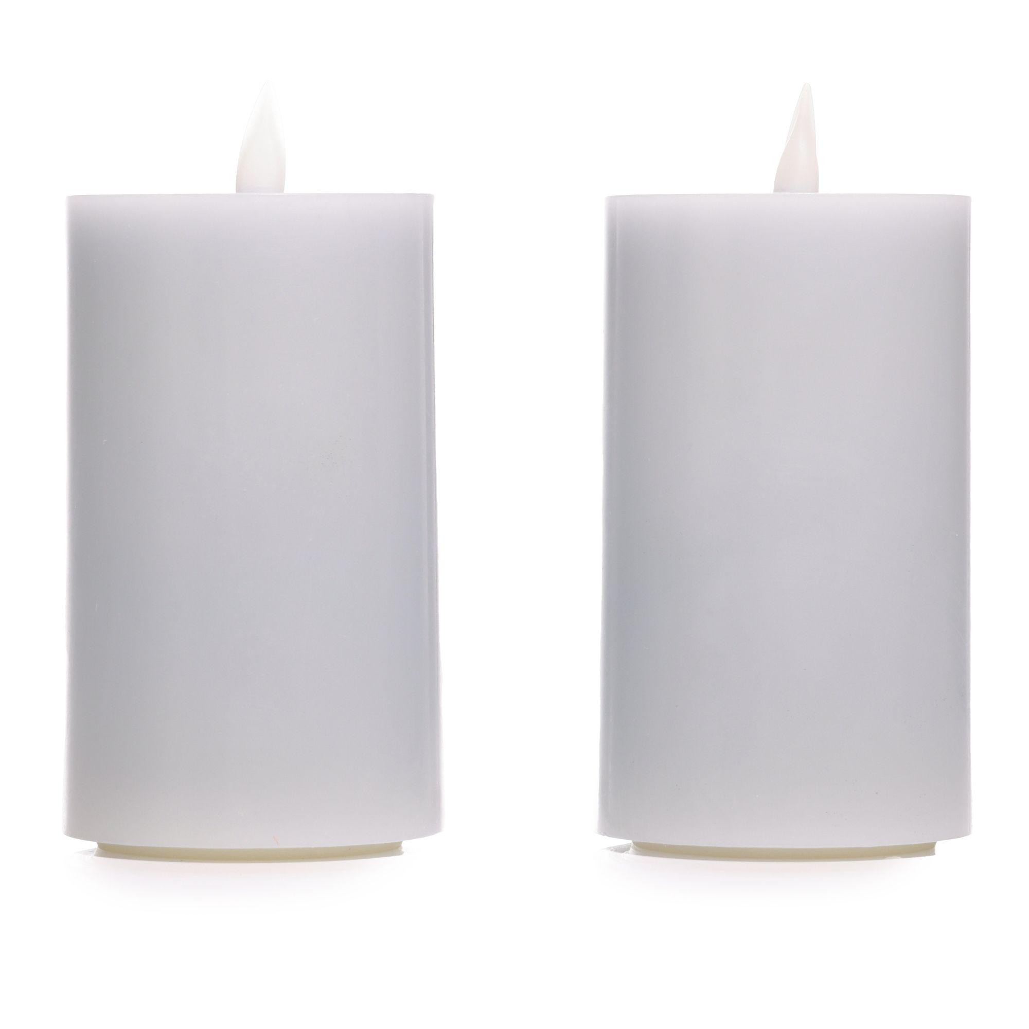 B-Ware ELAMBIA recharge 2 LED-Kerzen wiederaufladbar inkl. Lade-Basis