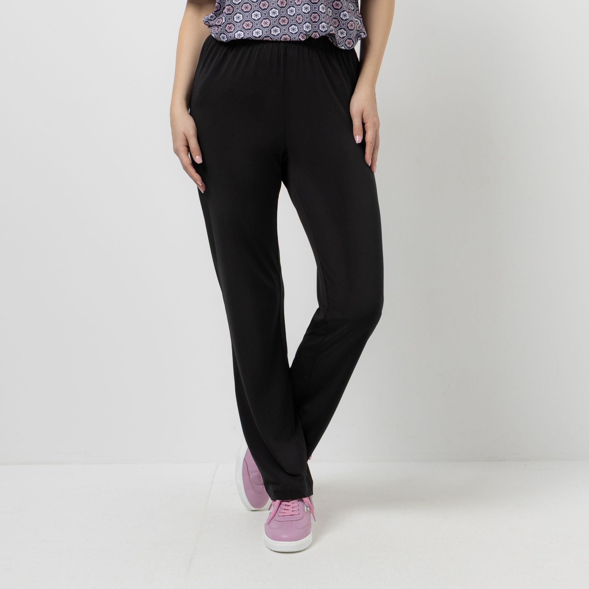 B-Ware IN-PRINT Hose lange Form Rundumdehnbund
