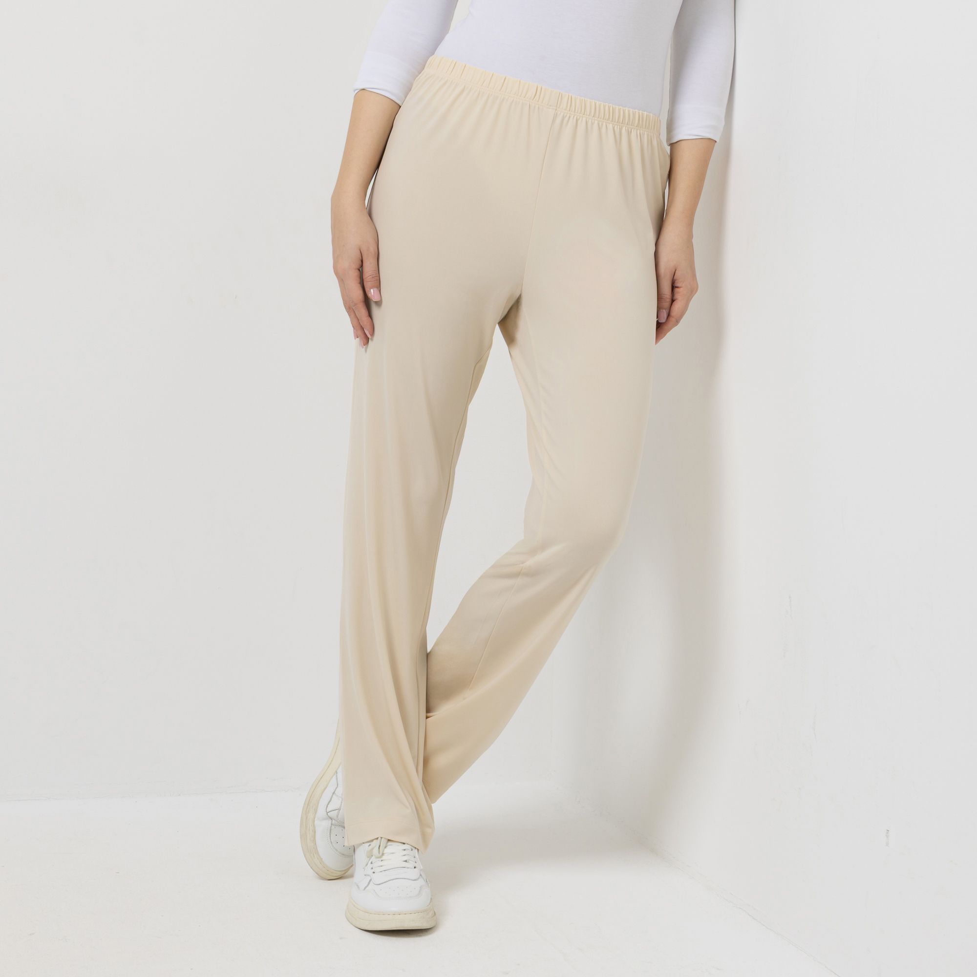 B-Ware IN-PRINT Hose lange Form Rundumdehnbund