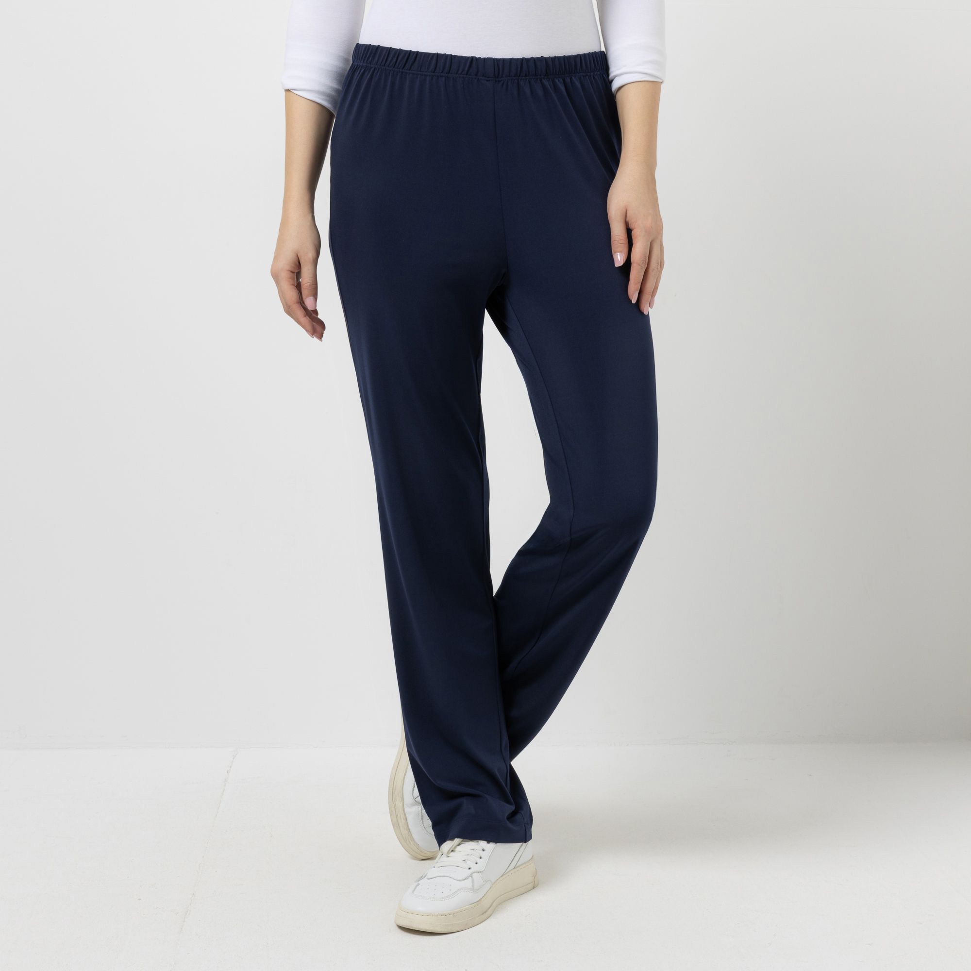 B-Ware IN-PRINT Hose lange Form Rundumdehnbund