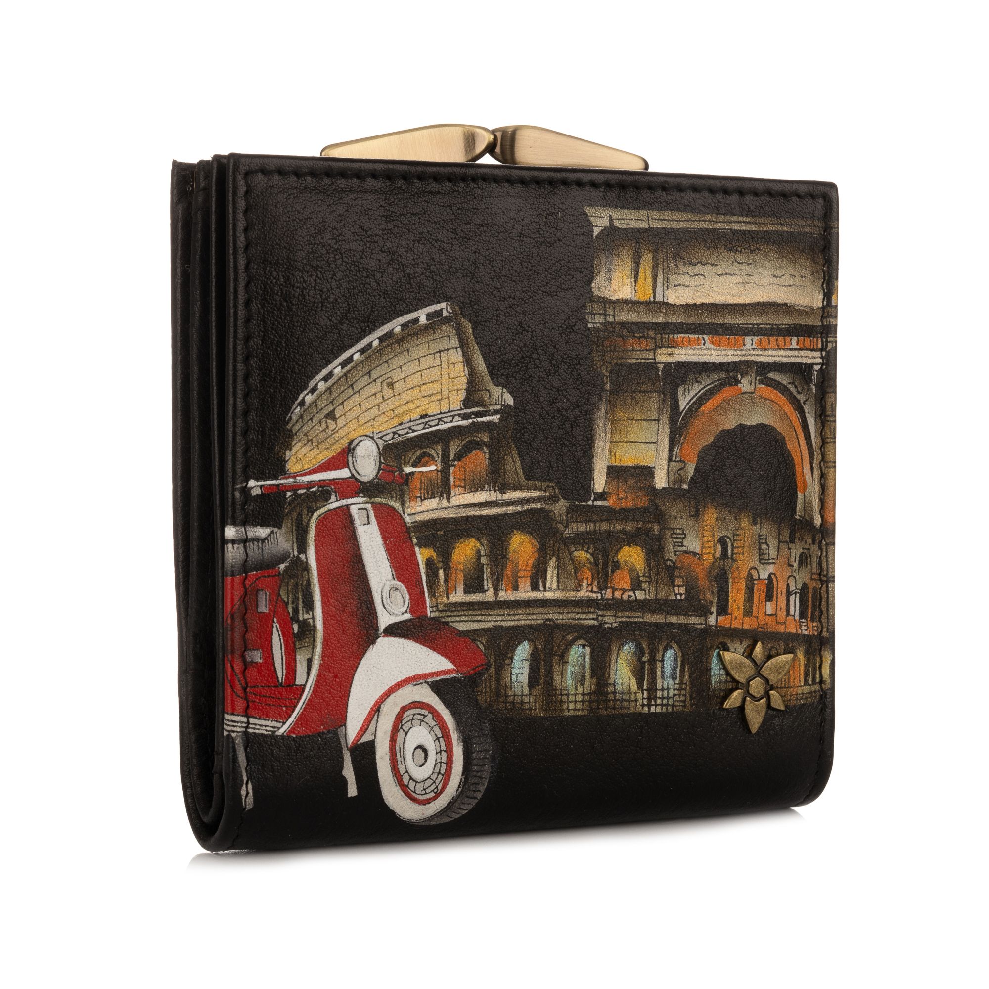 B-Ware ANUSCHKA® Geldbörse echt Leder RFID-Schutz