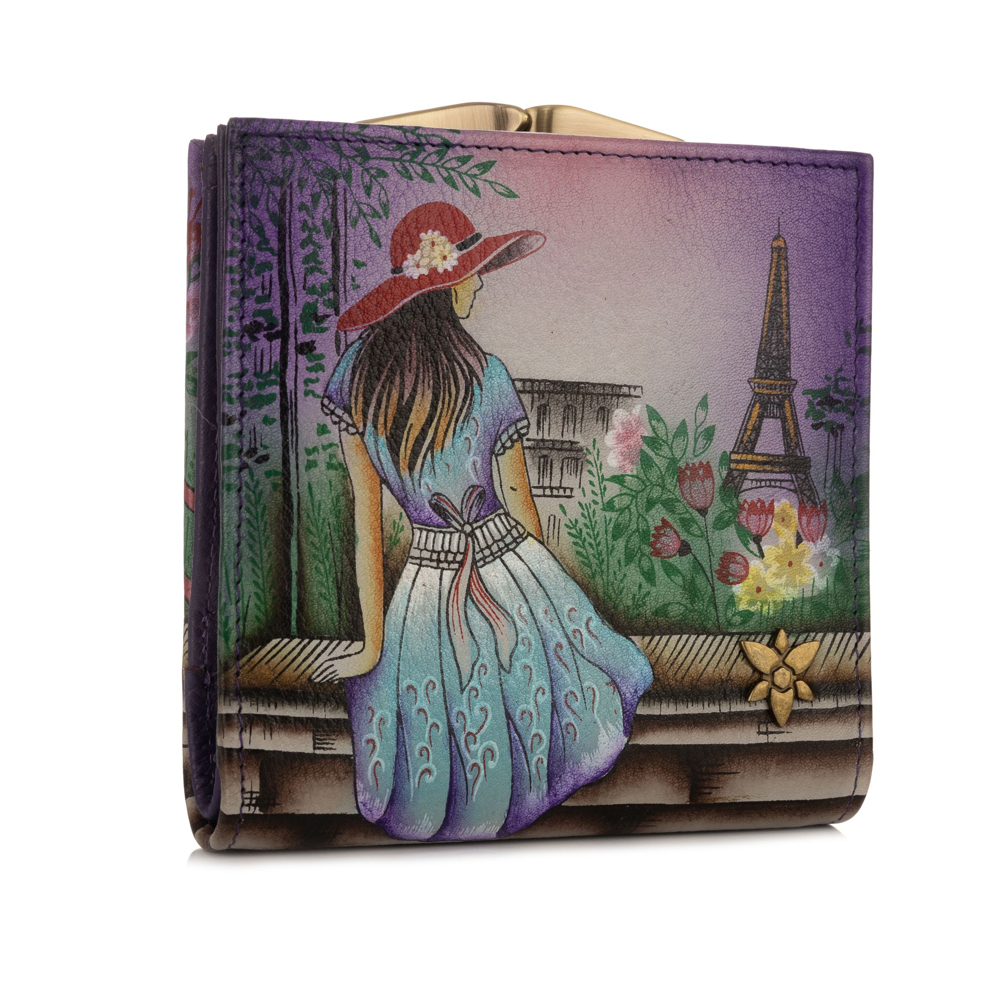 B-Ware ANUSCHKA® Geldbörse echt Leder RFID-Schutz