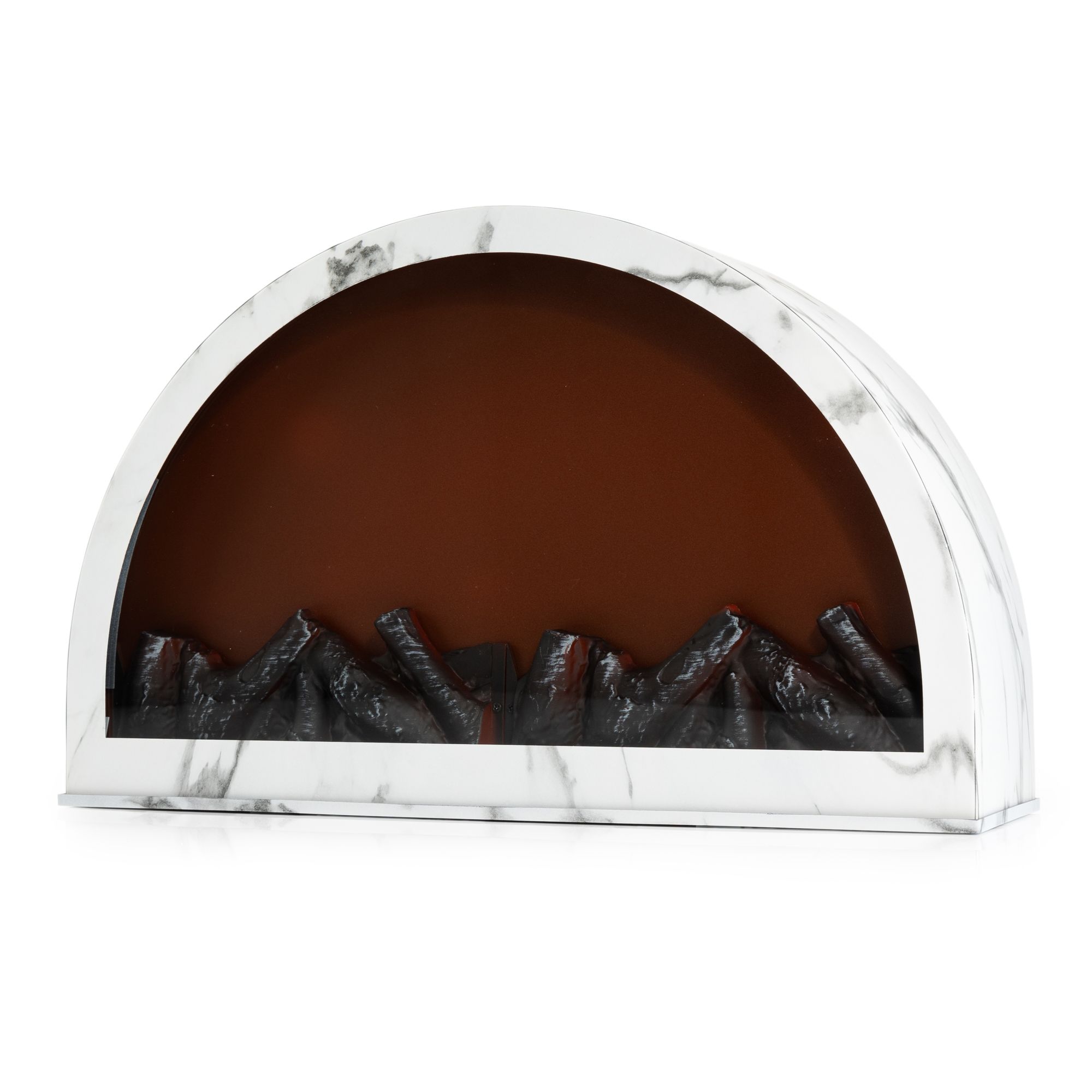 B-Ware LUMIDA Casa LED Deko-Kamin Flammeneffekt B. 41cm, H. 25cm