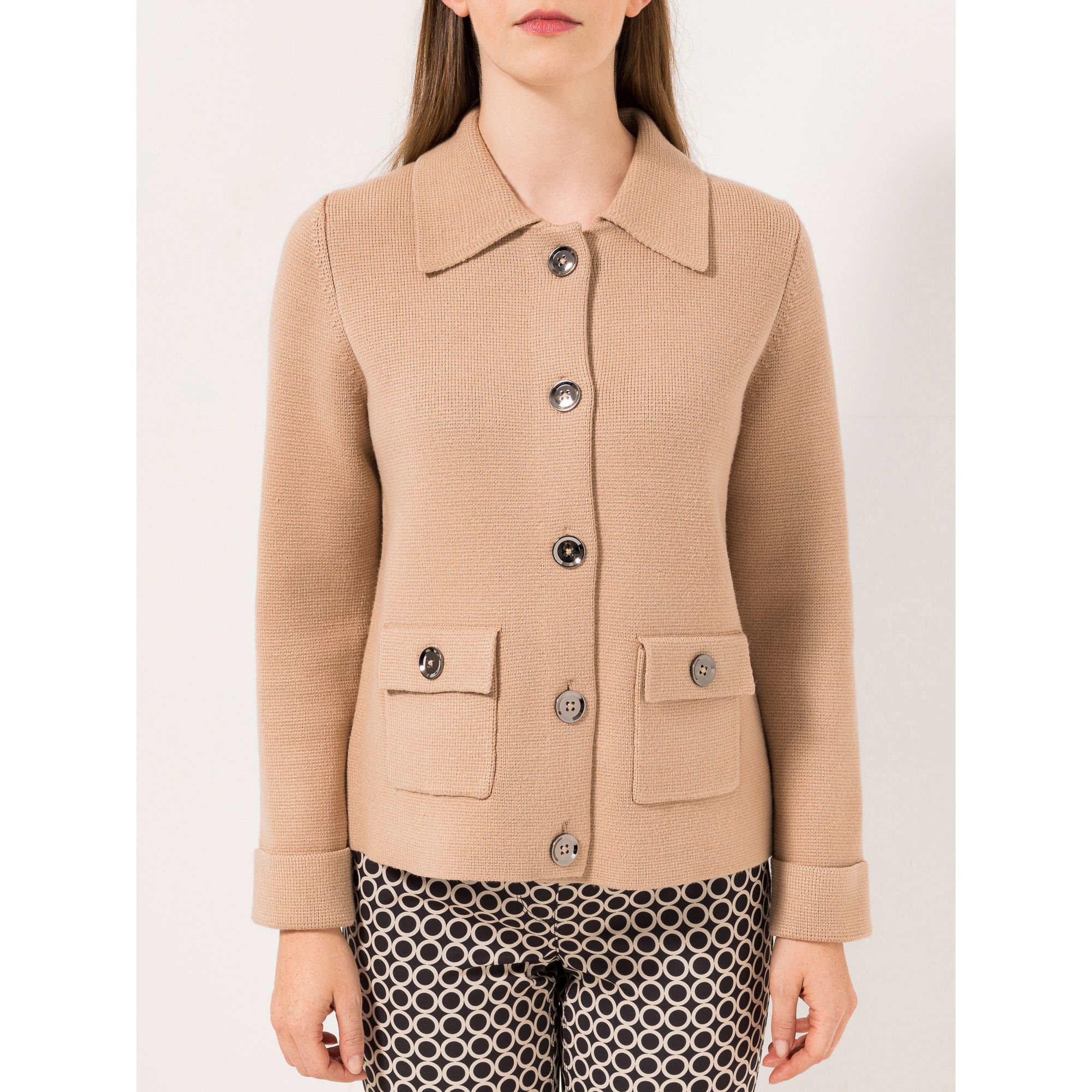 B-Ware STEFFEN SCHRAUT Strickjacke mit Kragen Knopfleiste
