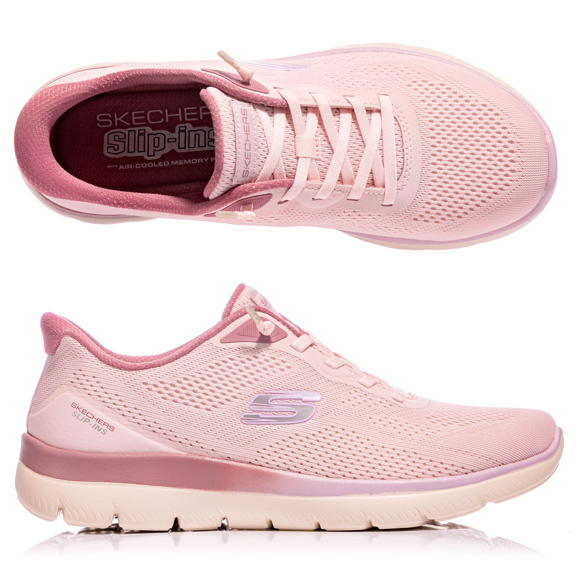 B-Ware SKECHERS Damen-Slipper Summits-Sweet Skies Mesh