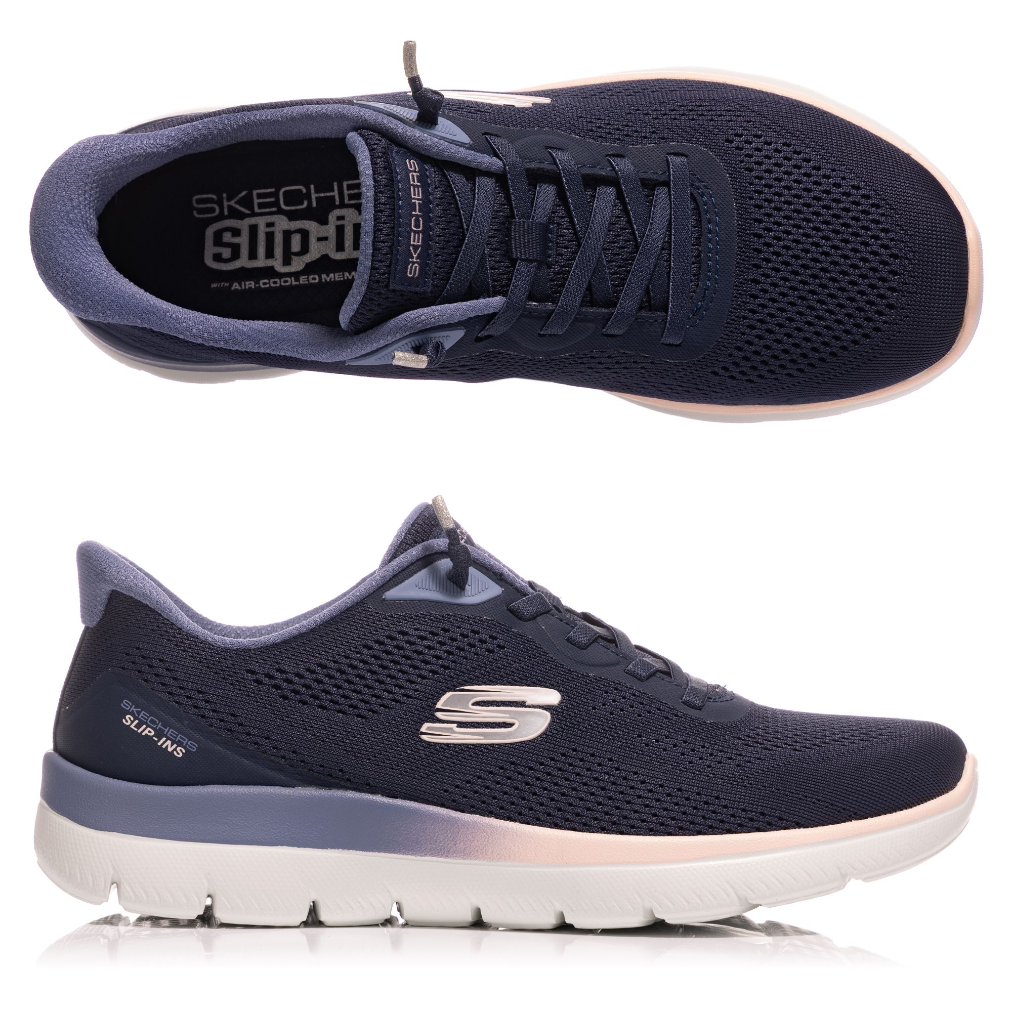 B-Ware SKECHERS Damen-Slipper Summits-Sweet Skies Mesh