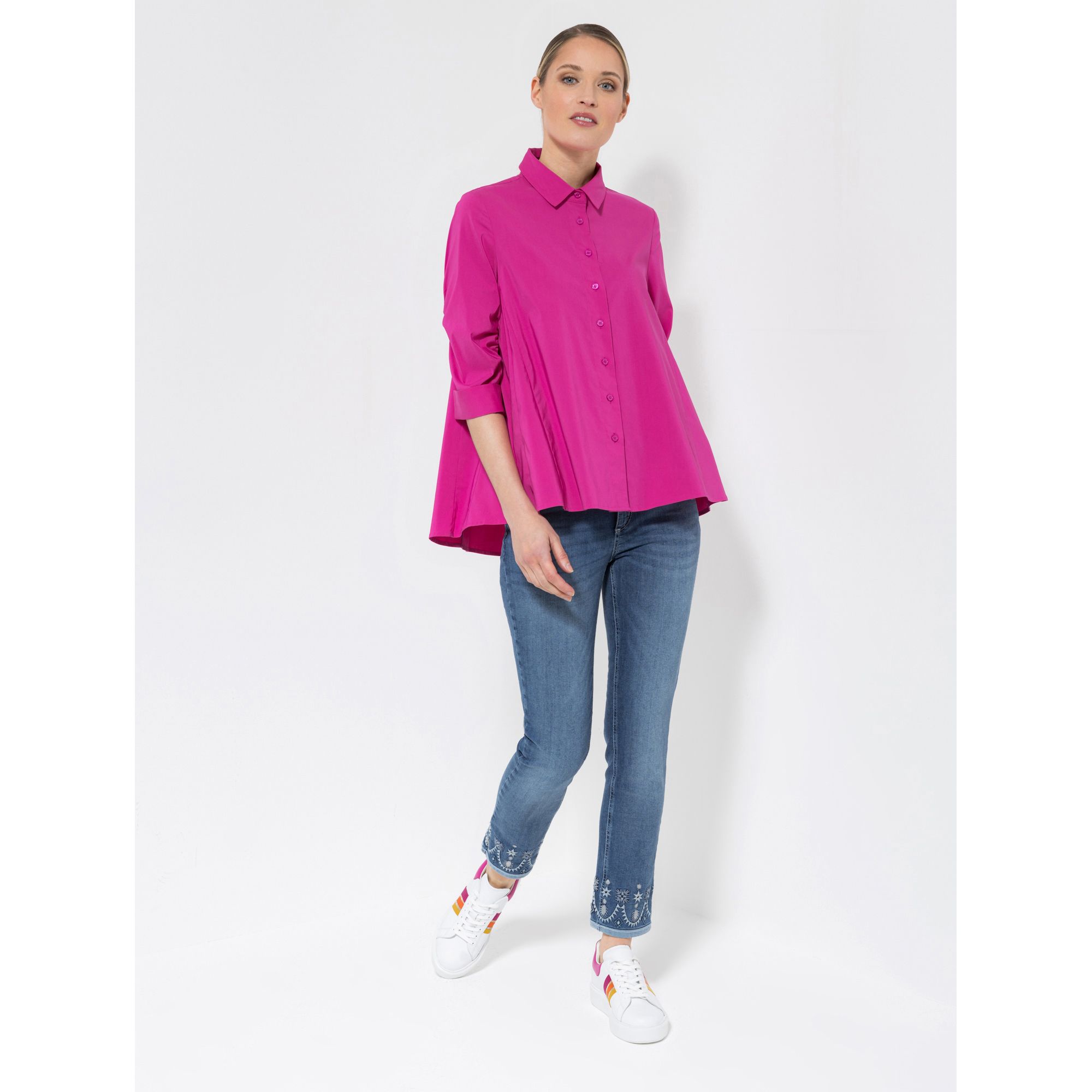 B-Ware STEFFEN SCHRAUT Bluse, Florenz 3/4-Arm, Taschen Raffung am Ärmel