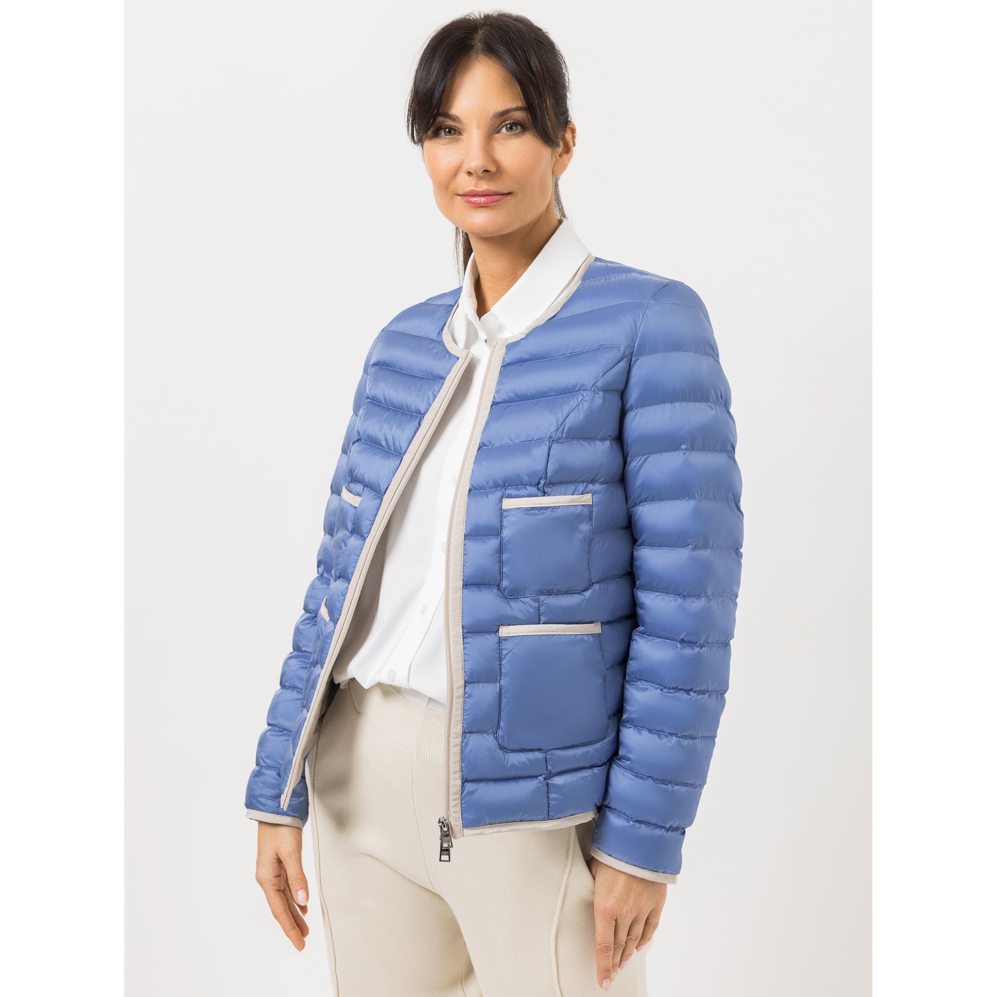 B-Ware STEFFEN SCHRAUT Steppjacke Kontrast-Details aufgesetzte Taschen