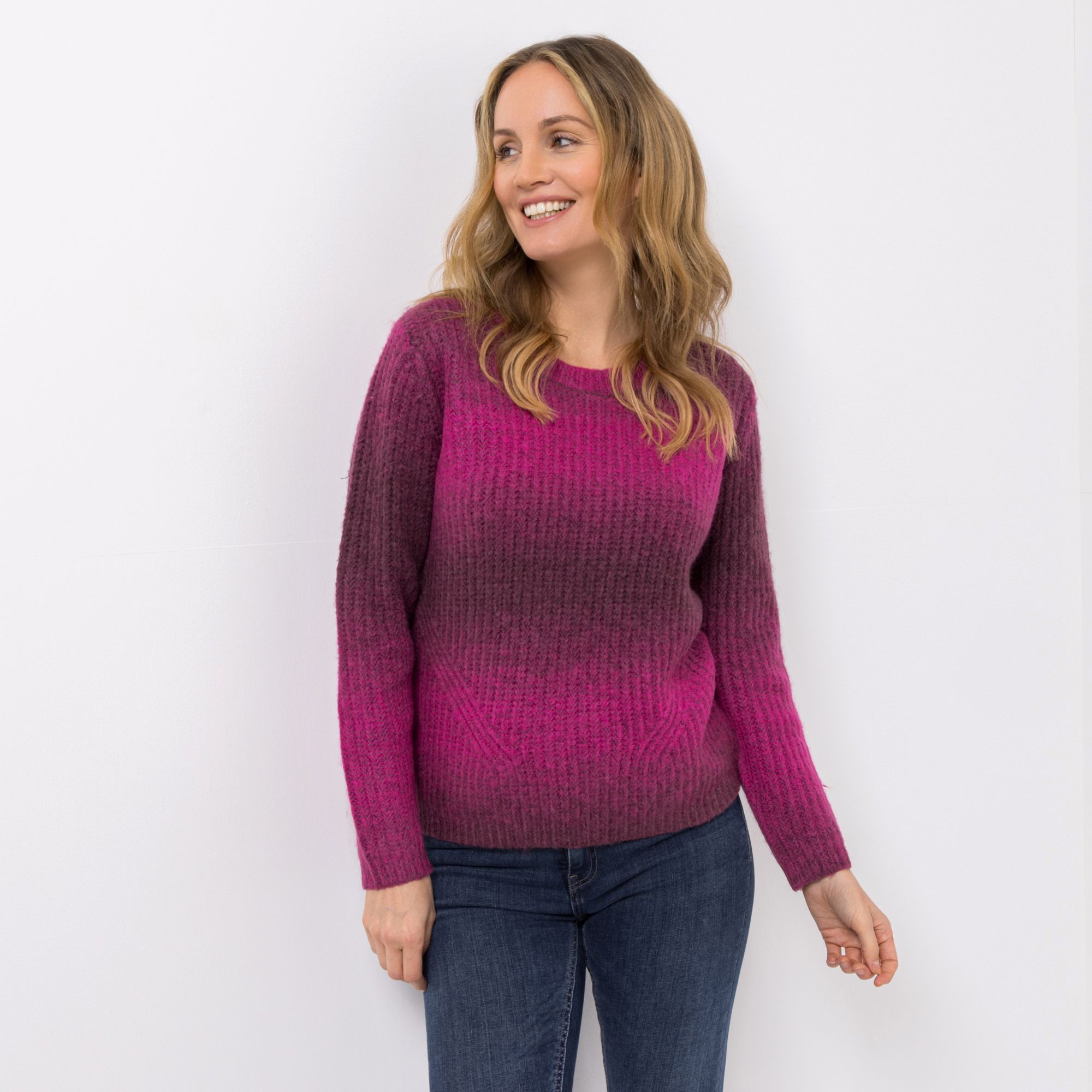 B-Ware DAWID by Dawid Tomaszewski Pullover, Langarm Farbverlauf