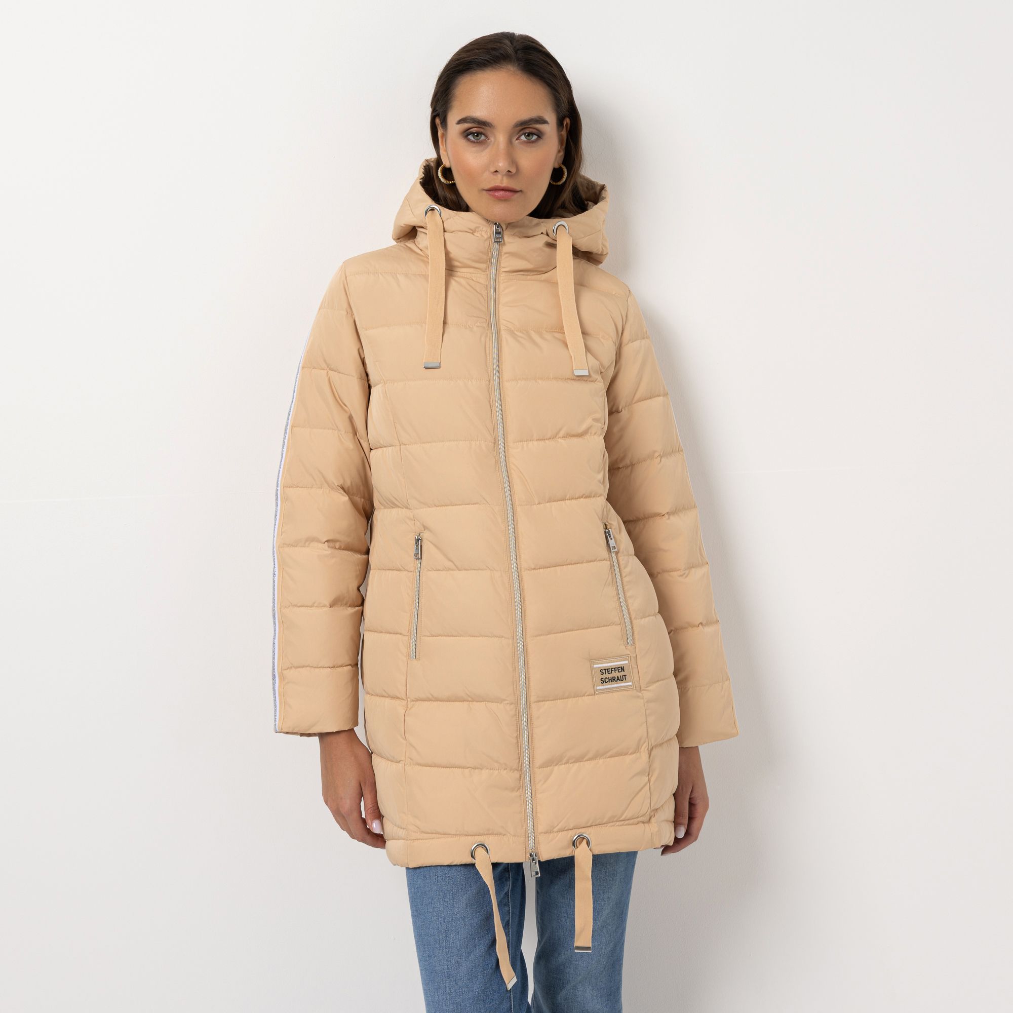 B-Ware STEFFEN SCHRAUT Steppmantel mit Kapuze 2-Wege-Reißverschluß