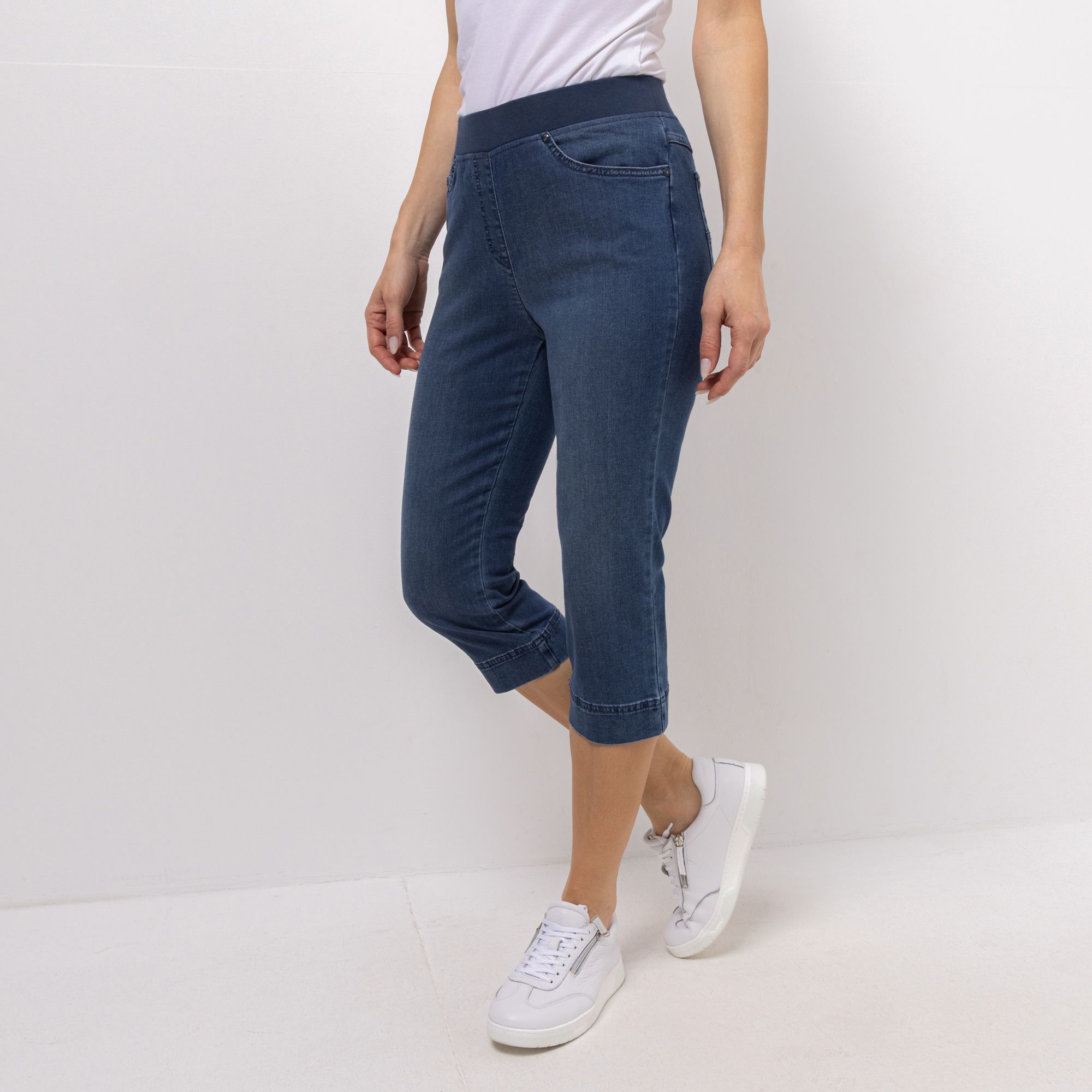 B-Ware RAPHAELA BY BRAX Hose Pamina Capri-Länge Rundumdehnbund