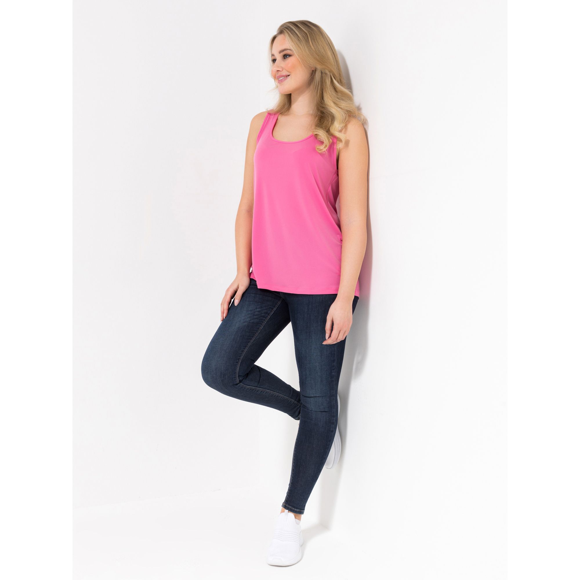 B-Ware KIM & CO. Top Brazil Knit Jersey Rundhalsausschnitt