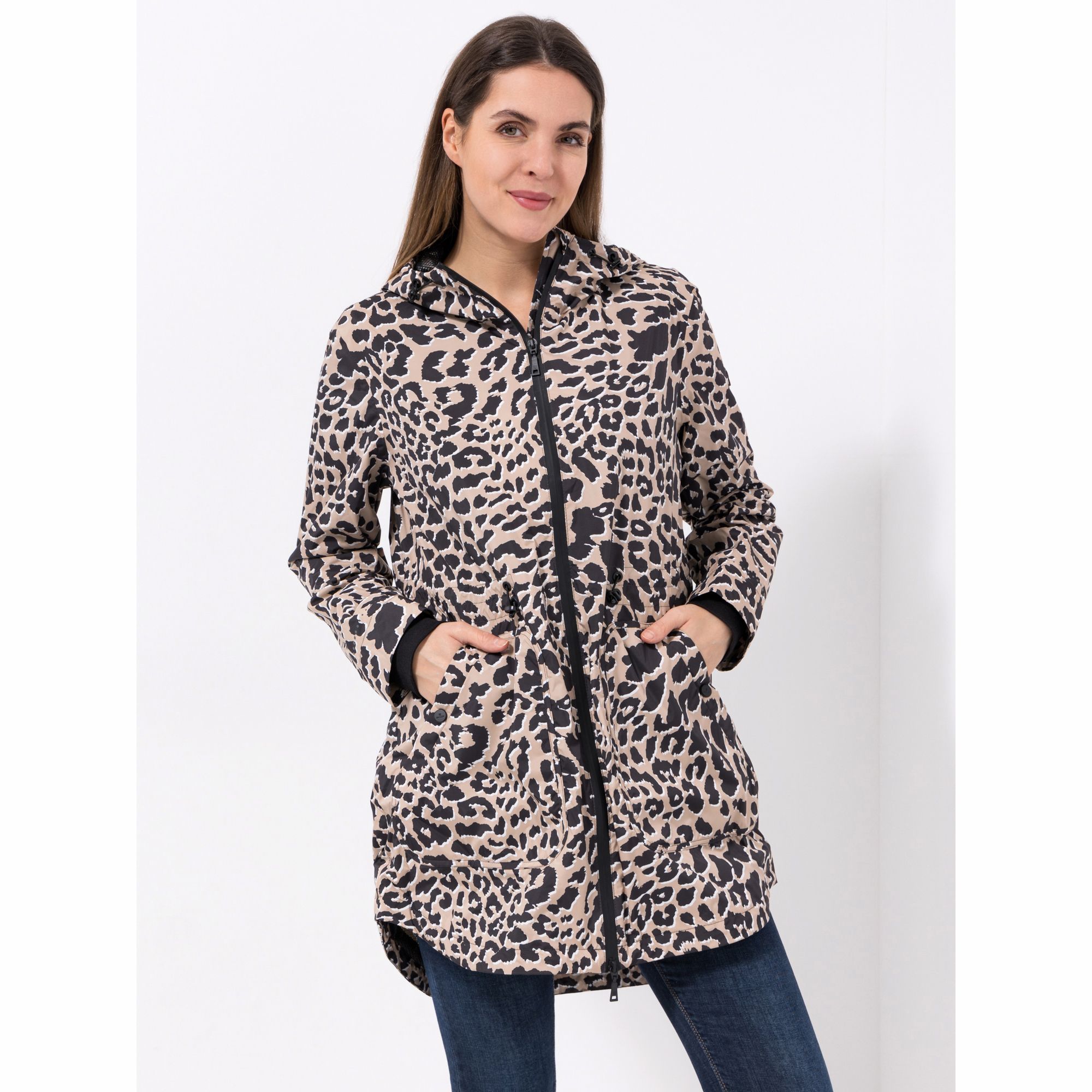 B-Ware BASLER® Parka, 1/1-Arm angeschnittene Kapuze aufgesetzte Taschen