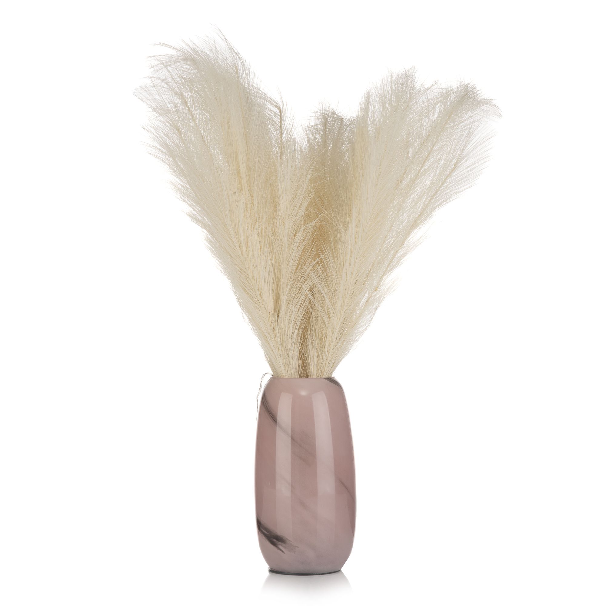 B-Ware LUMIDA Casa LED-Vase inkl. Pampasgras 6h-Timerfunktion