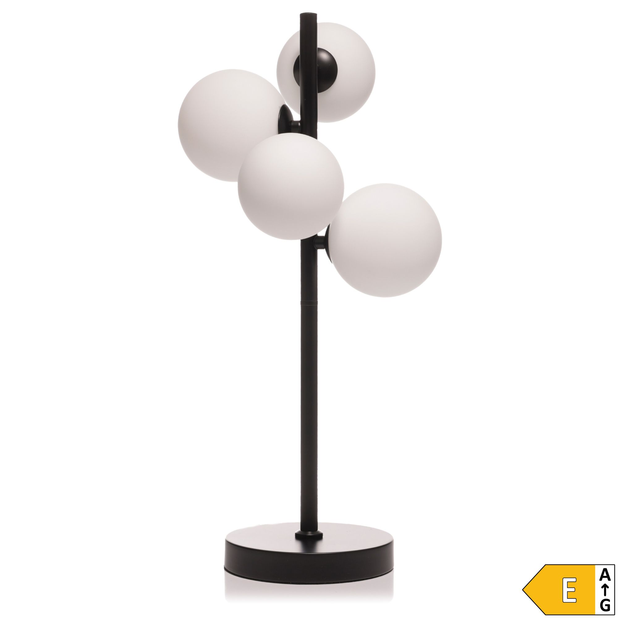 B-Ware LUMIDA Looks LED-Tischleuchte Kugel-Lampenschirme Schnurschalter, Energieeffizienzklasse E