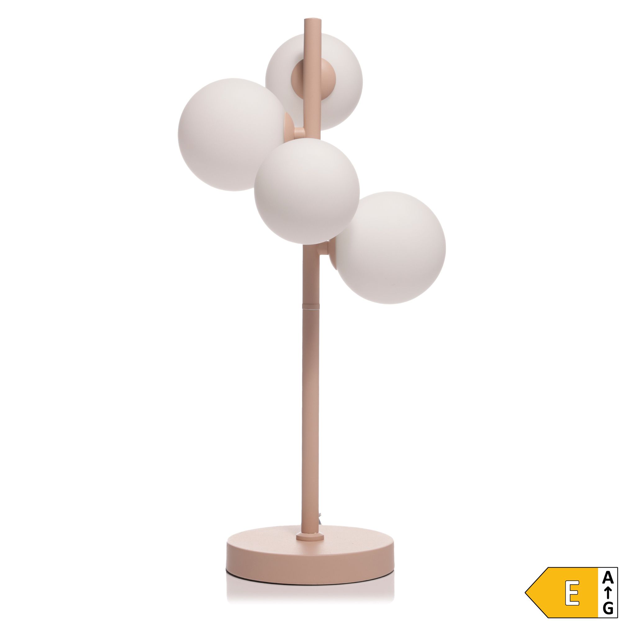 B-Ware LUMIDA Looks LED-Tischleuchte Kugel-Lampenschirme Schnurschalter, Energieeffizienzklasse E