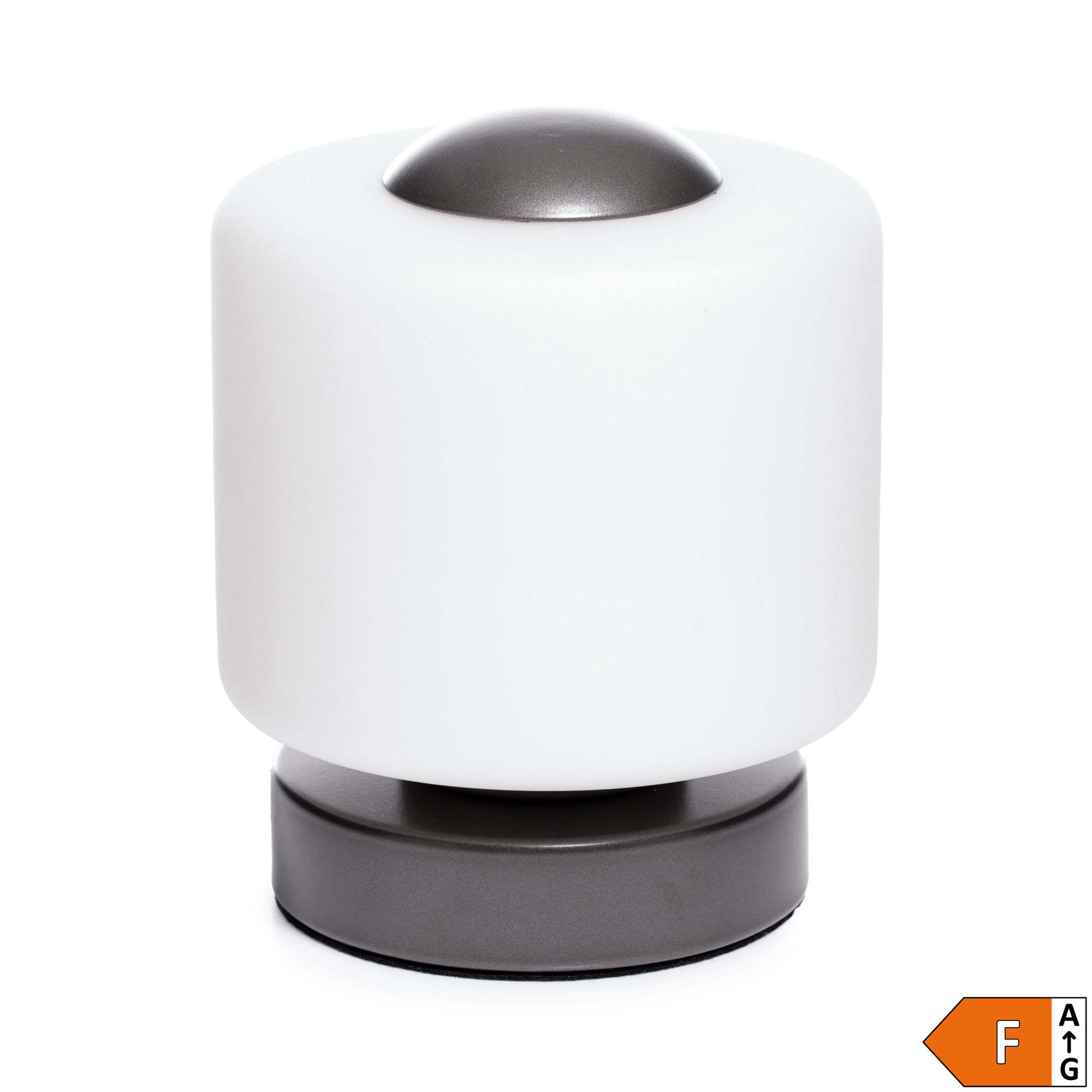 B-Ware LUMIDA Looks LED-Tischleuchte Glas-Lampenschirm 3-fach Touchdimmer, Energieeffizienzklasse F