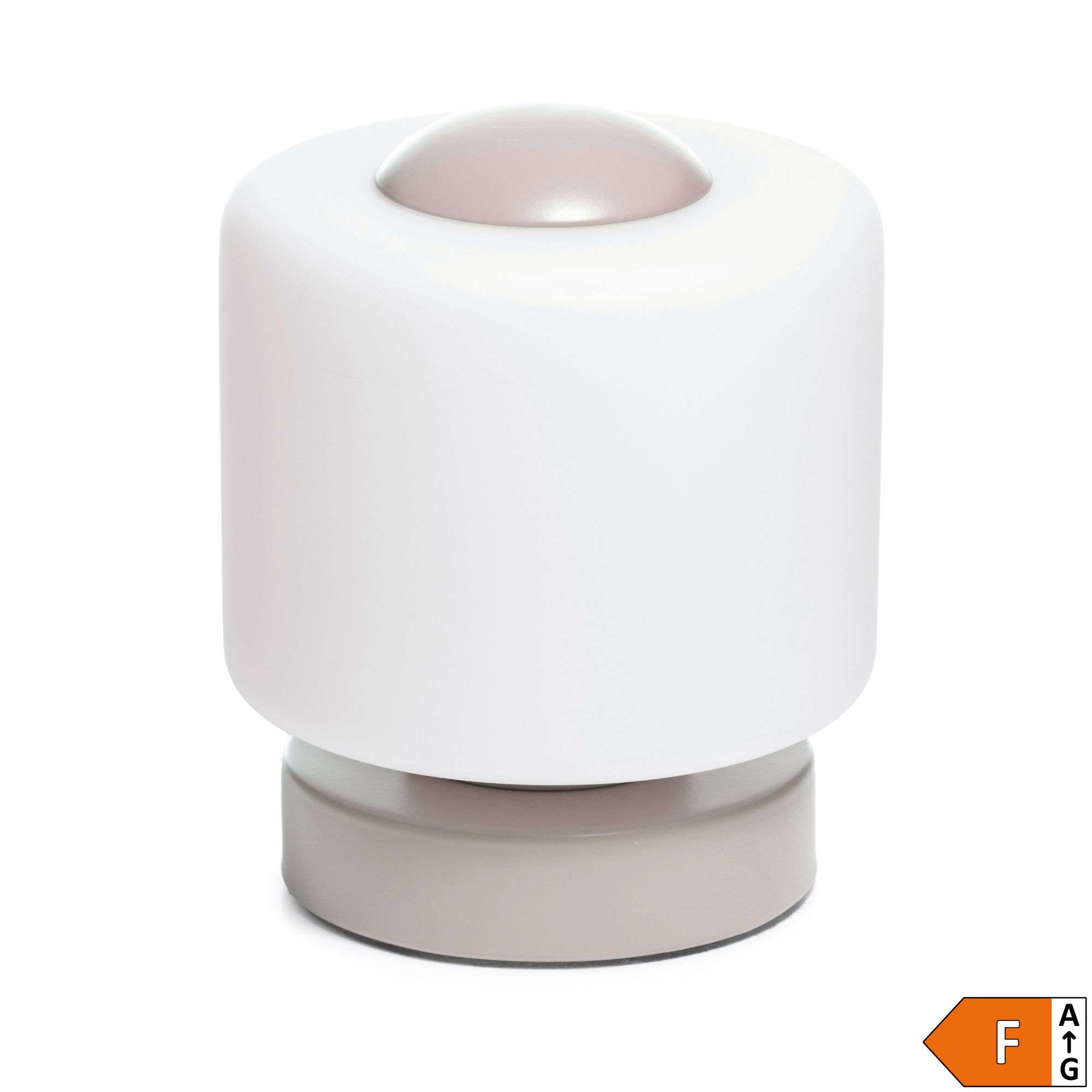 B-Ware LUMIDA Looks LED-Tischleuchte Glas-Lampenschirm 3-fach Touchdimmer, Energieeffizienzklasse F