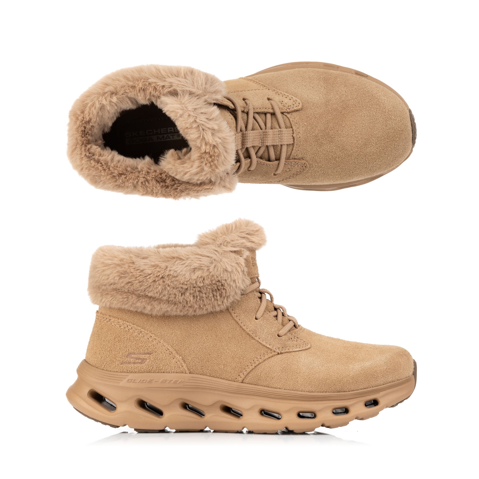 B-Ware SKECHERS Damen-Stiefelette Go Walk Glide Riley gefüttert