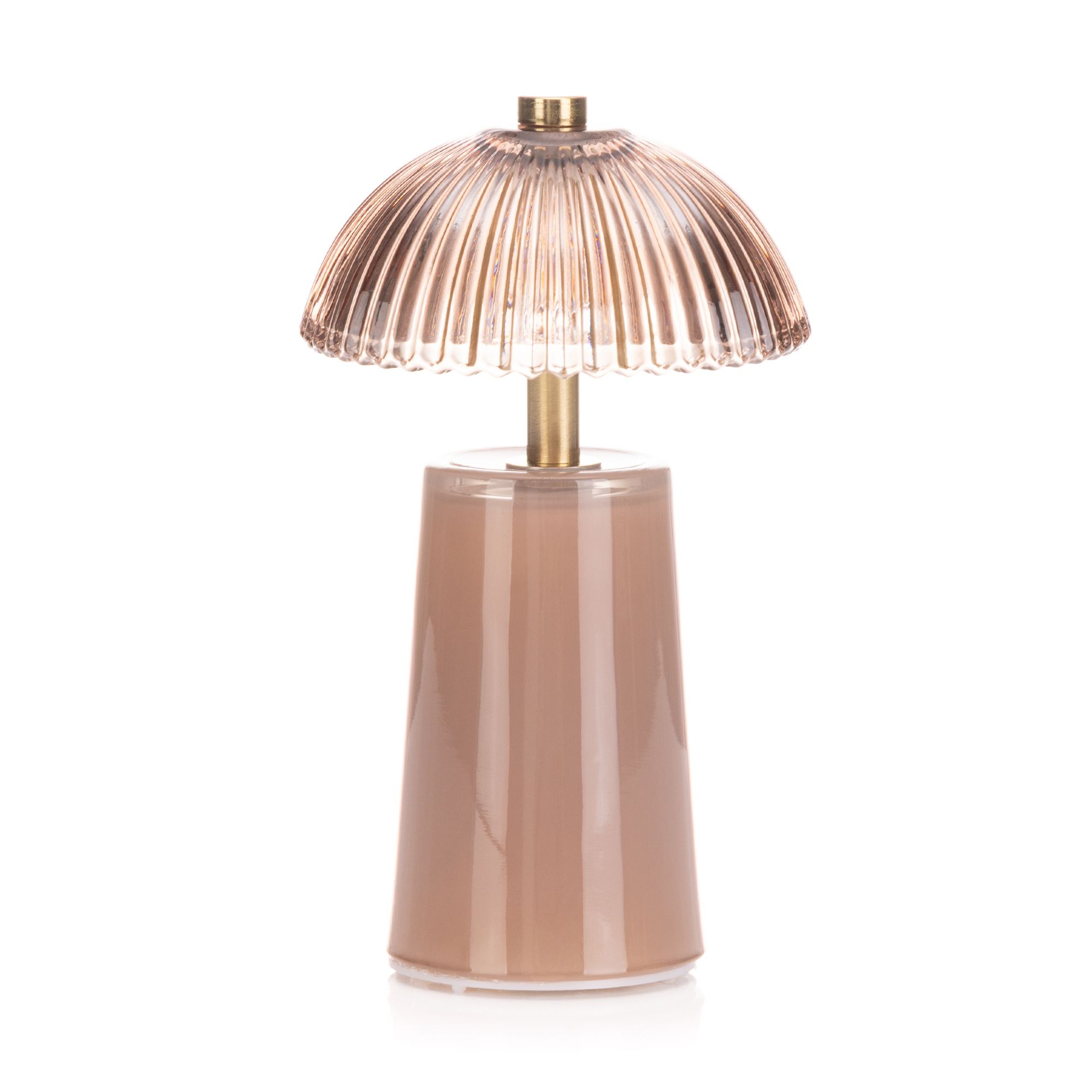 B-Ware LUMIDA Casa LED-Dekoleuchte Glas-Lampenschirm 5h-Timerfunktion