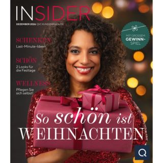 QVC Insider Programm- & Lifestylemagazin 12 Ausgaben im Jahr bequem nach Hause