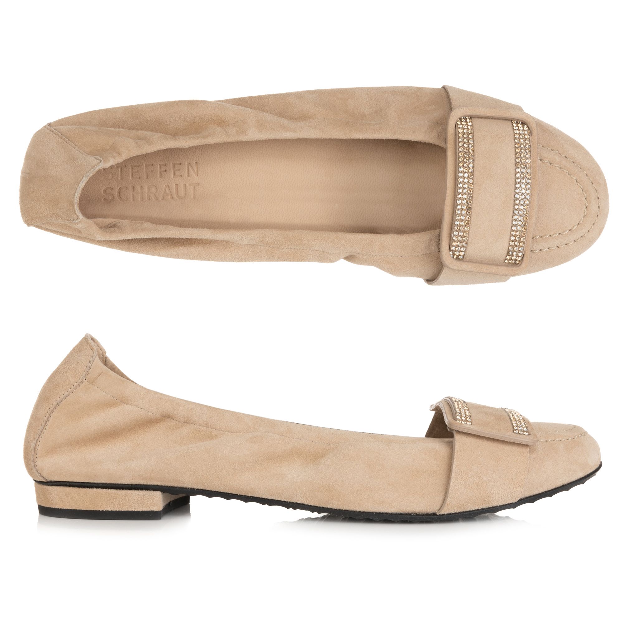 B-Ware STEFFEN SCHRAUT by Kennel & Schmenger Damen-Ballerina echt Leder