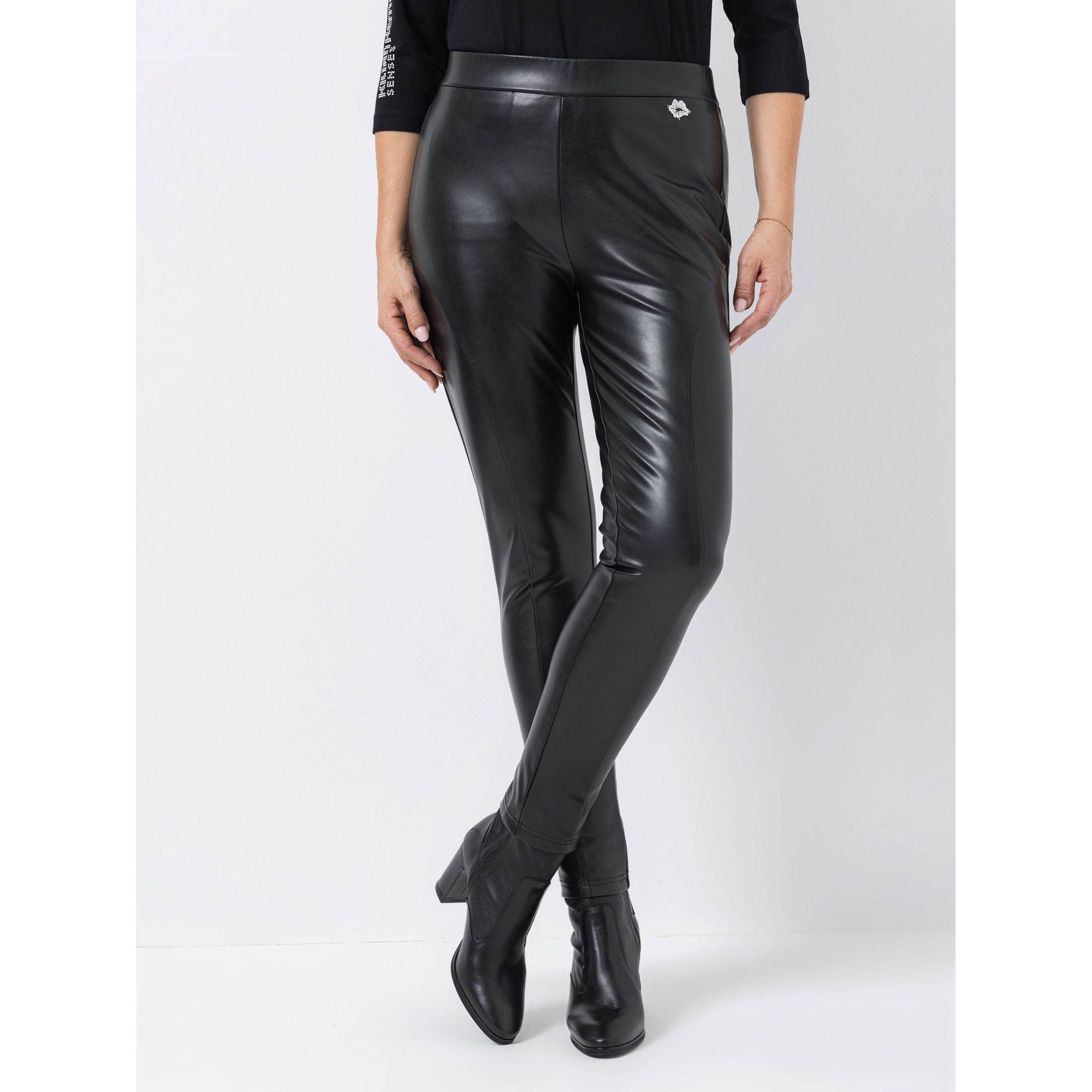 B-Ware KILIAN KERNER SENSES Treggings Lederoptik Rundumdehnbund